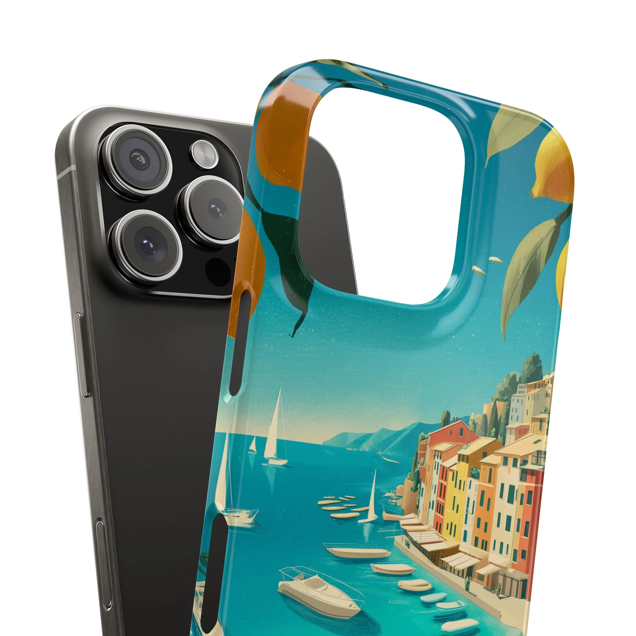 Amalfi Lemon - Slim Phone Case - Image 54