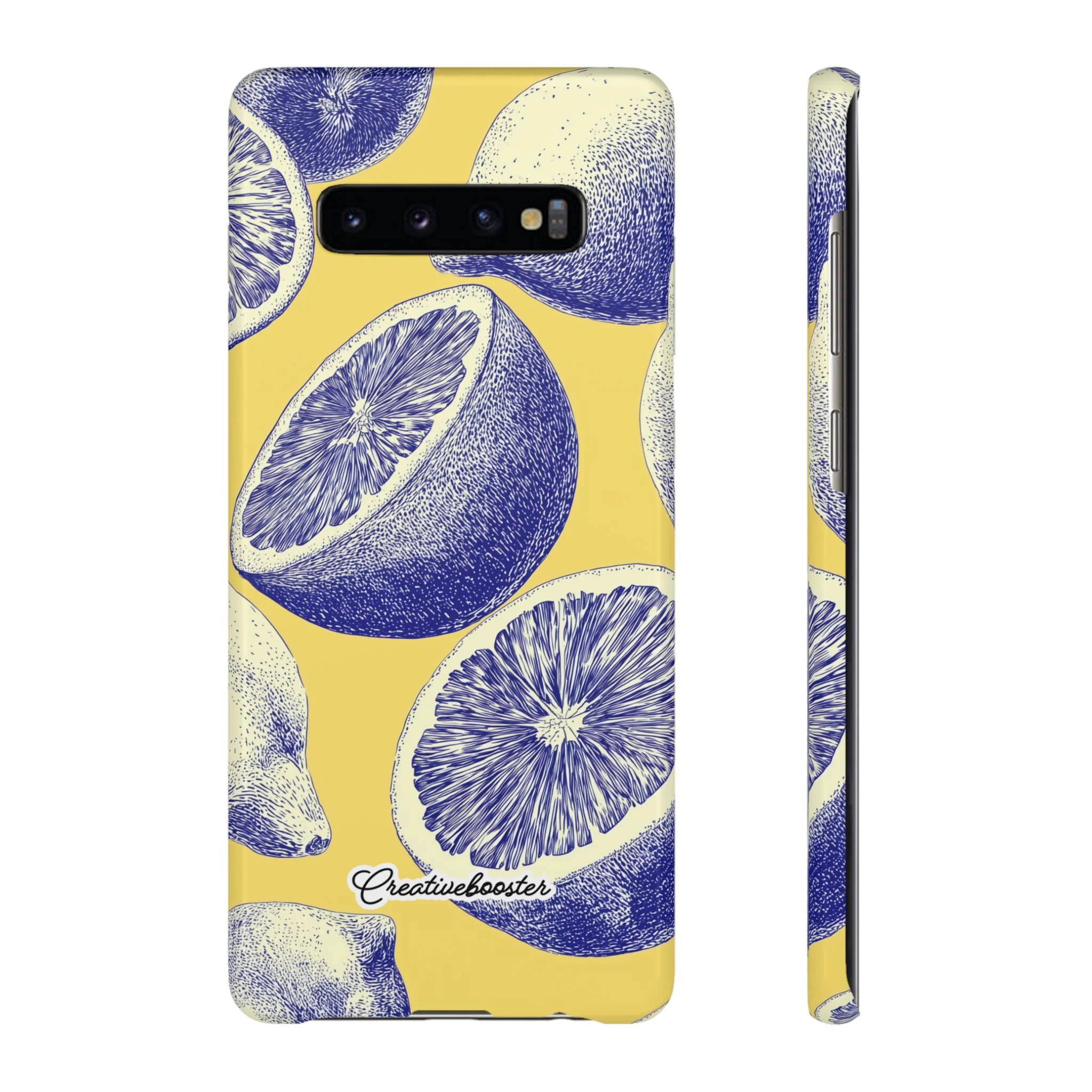 Indigo Citrus - Slim Phone Case - Image 11