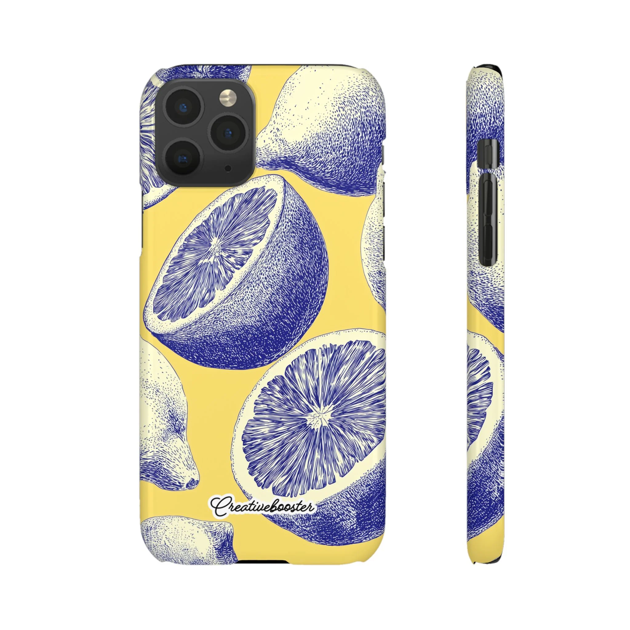 Indigo Citrus - Slim Phone Case - Image 14