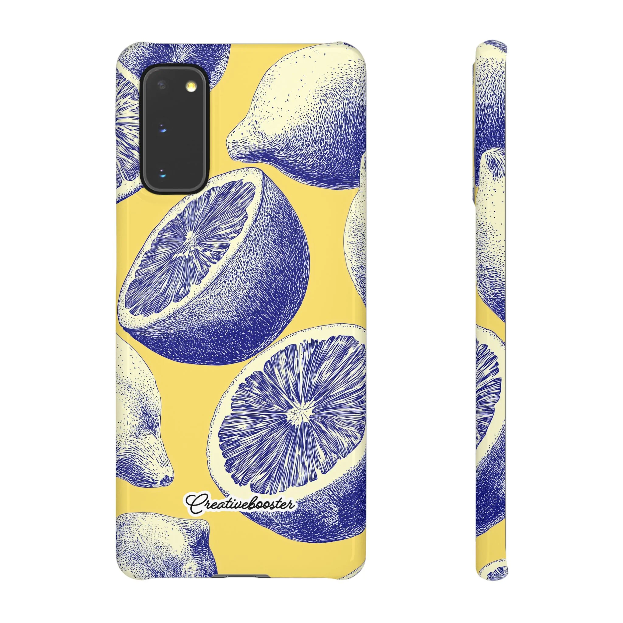 Indigo Citrus - Slim Phone Case - Image 16