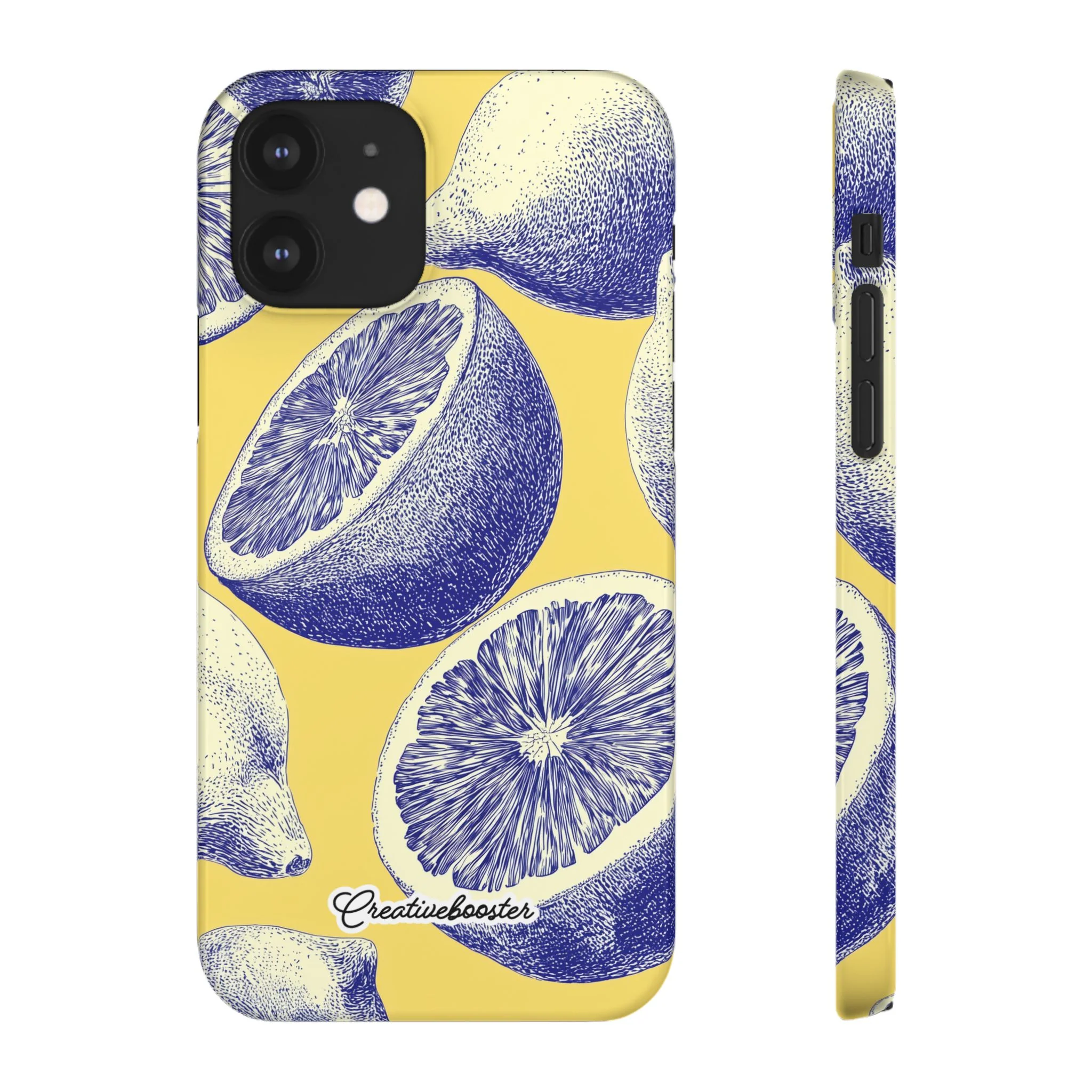 Indigo Citrus - Slim Phone Case - Image 20