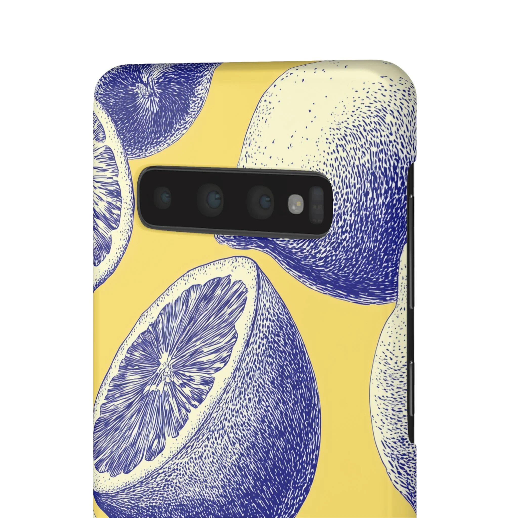 Indigo Citrus - Slim Phone Case - Image 64