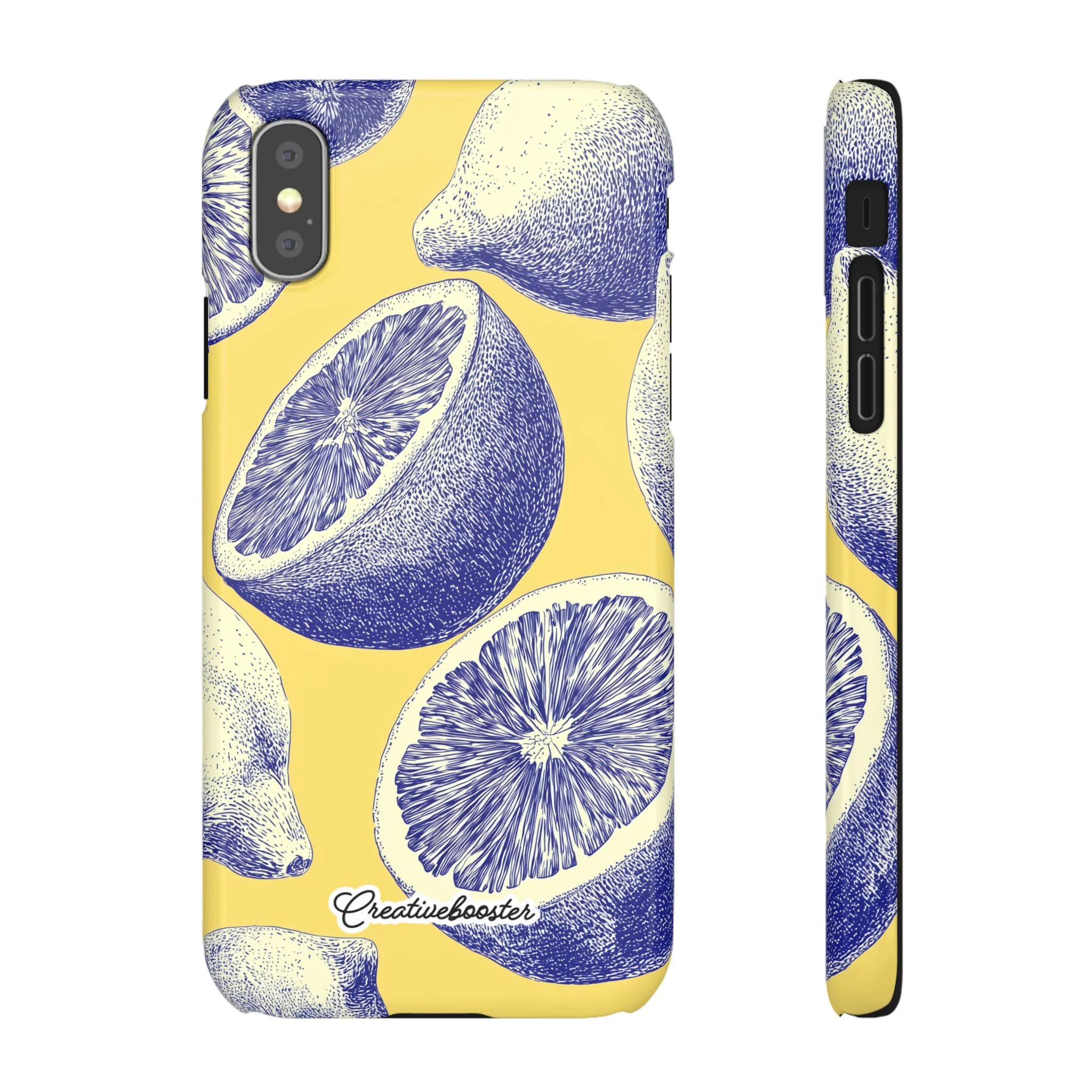 Indigo Citrus - Slim Phone Case - Image 8