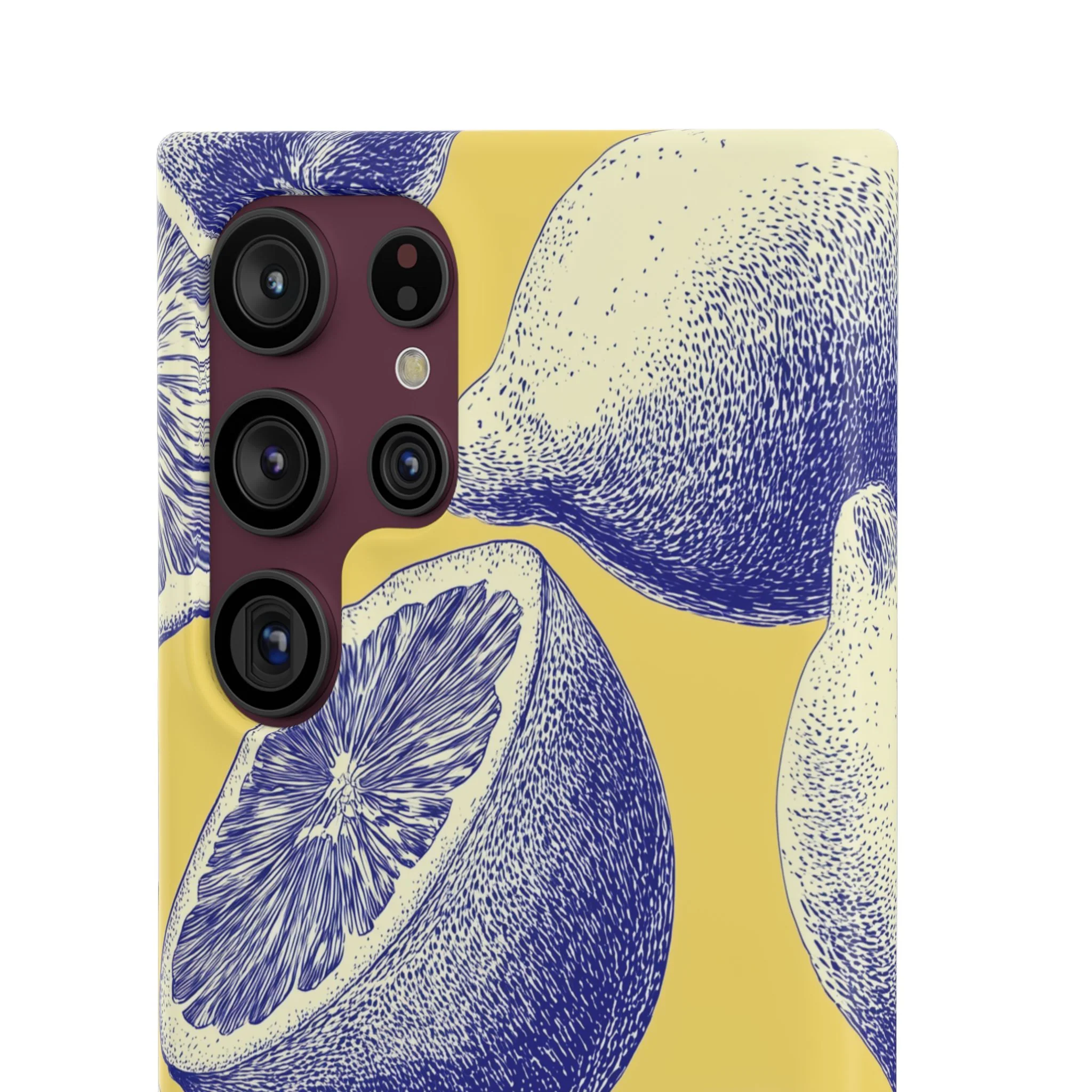 Indigo Citrus - Slim Phone Case - Image 87