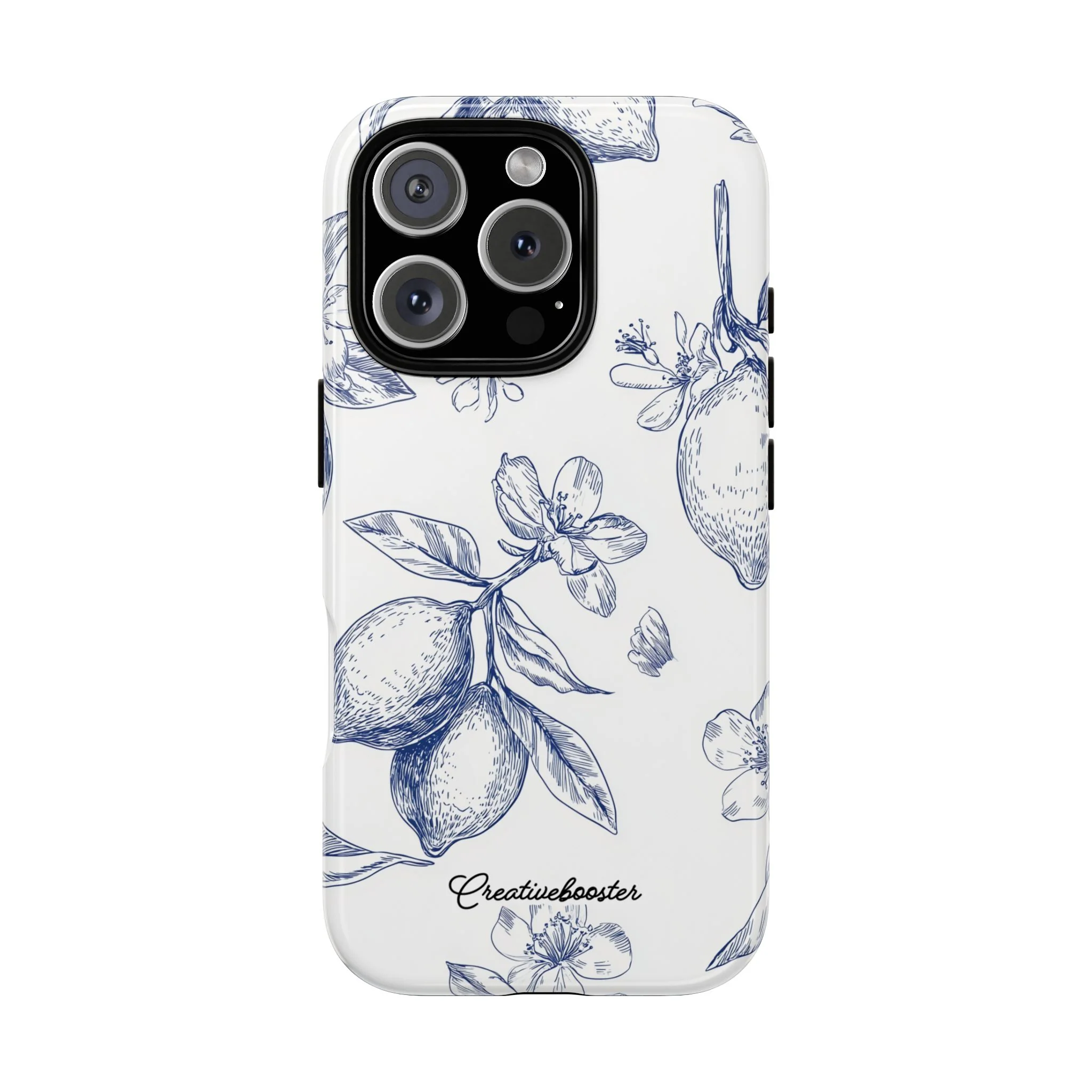 Indigo Sketch - Tough Phone Case