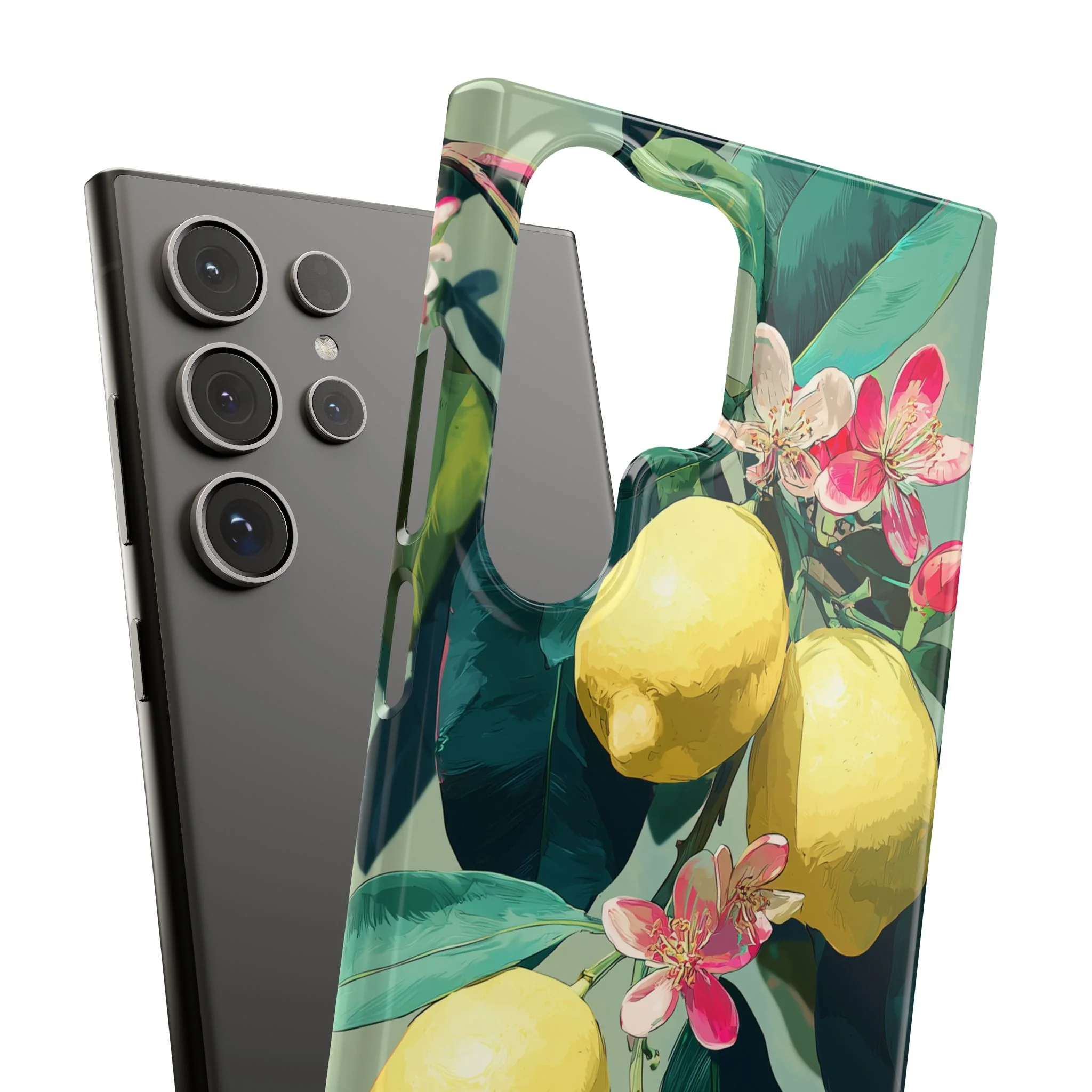 Lemon Bloom - Slim Phone Case - Image 112