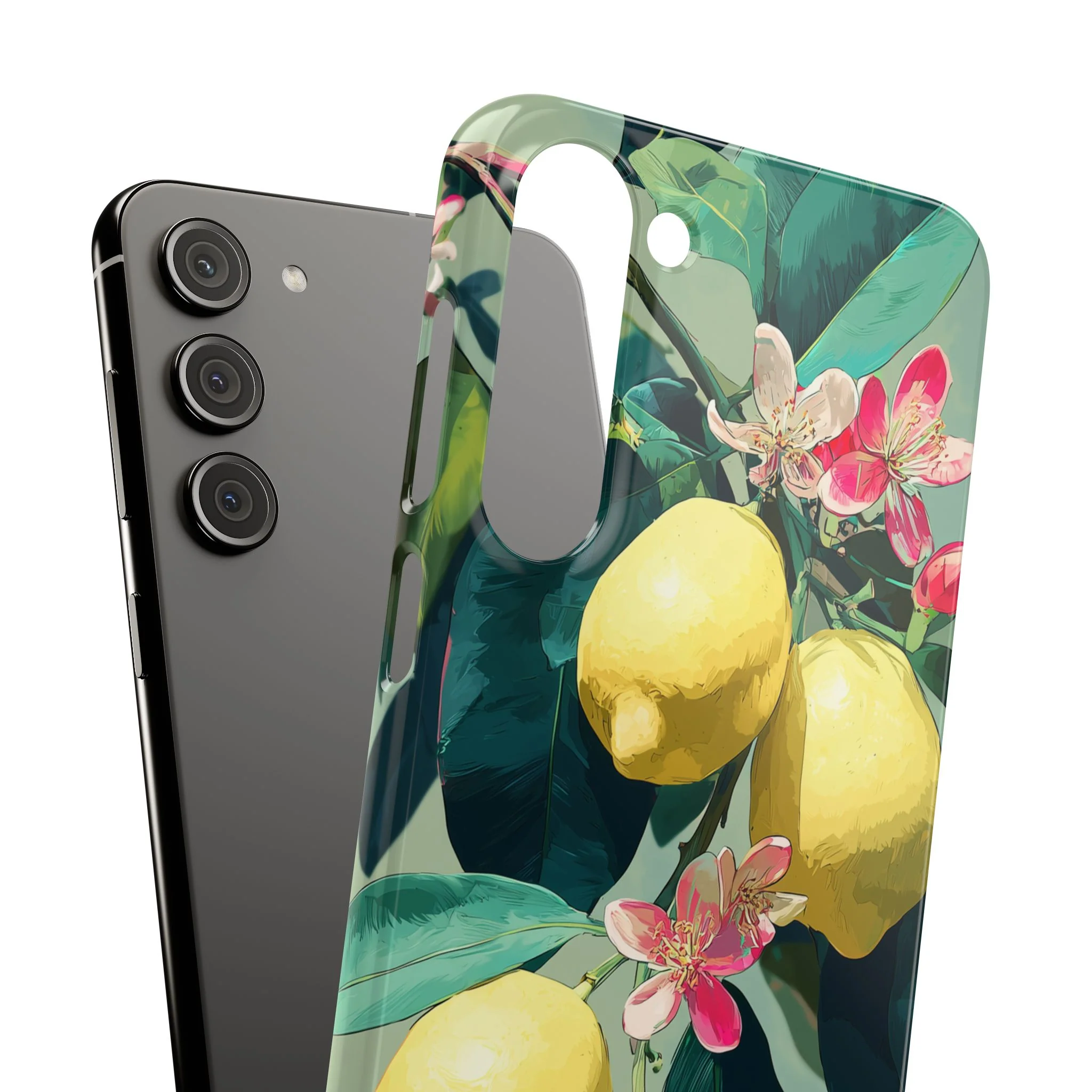Lemon Bloom - Slim Phone Case - Image 116