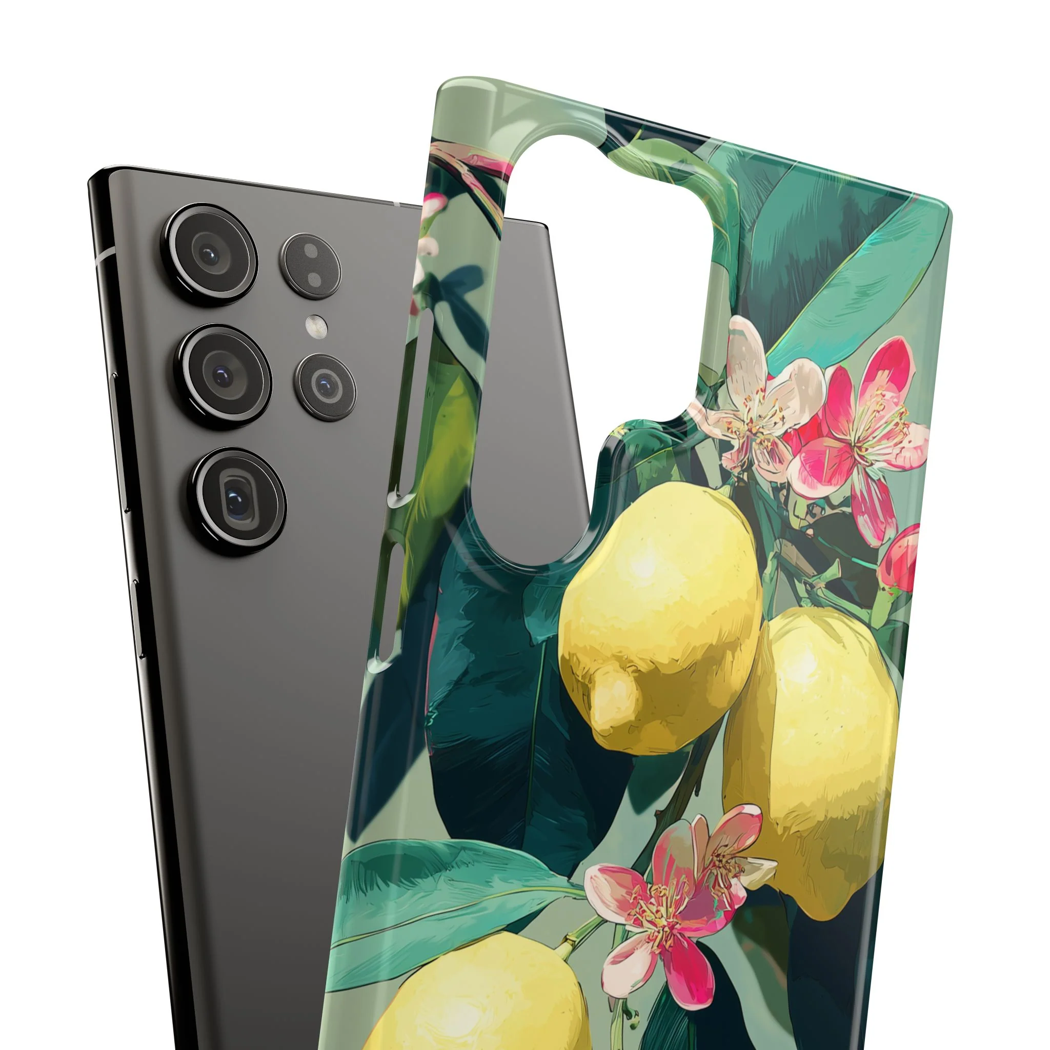 Lemon Bloom - Slim Phone Case - Image 118
