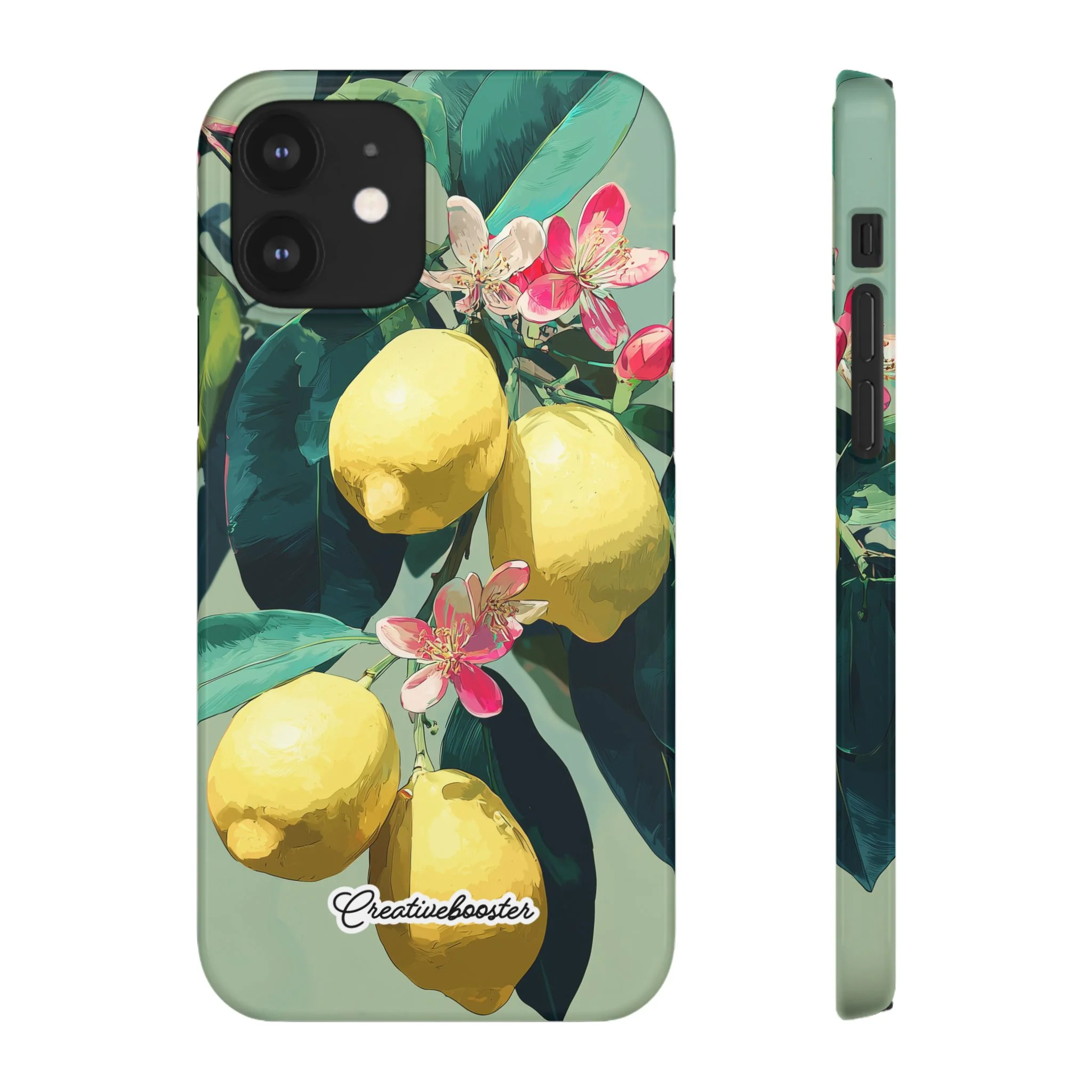 Lemon Bloom - Slim Phone Case - Image 20