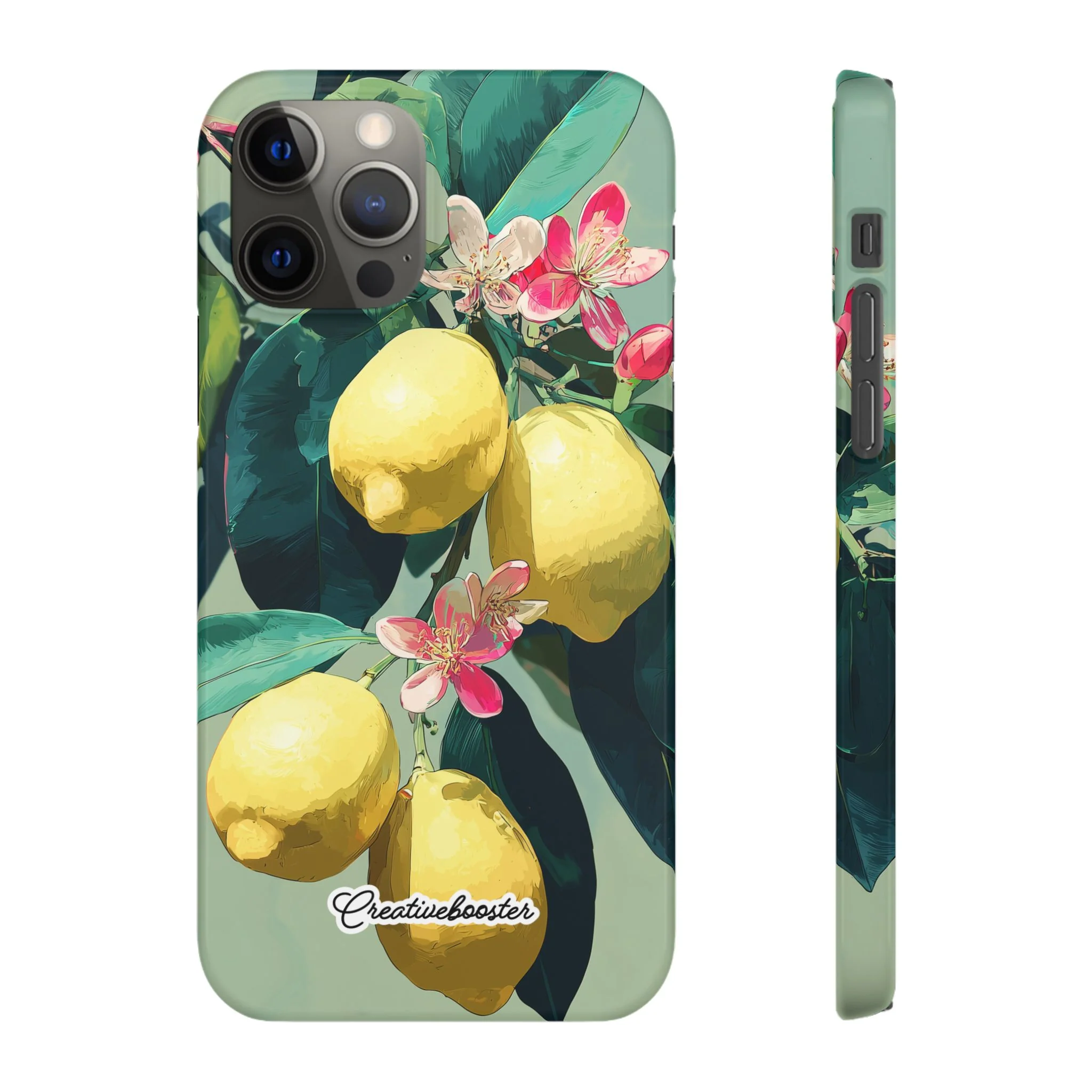 Lemon Bloom - Slim Phone Case - Image 21