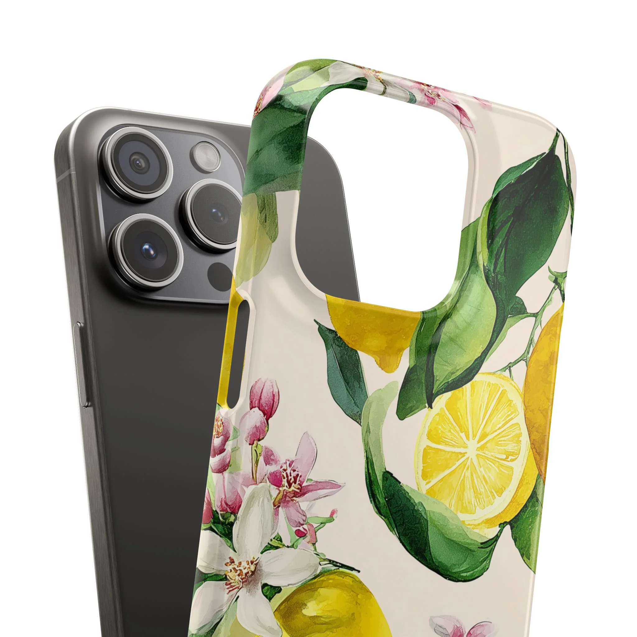 Lemon Blossom - Slim Phone Case - Image 102