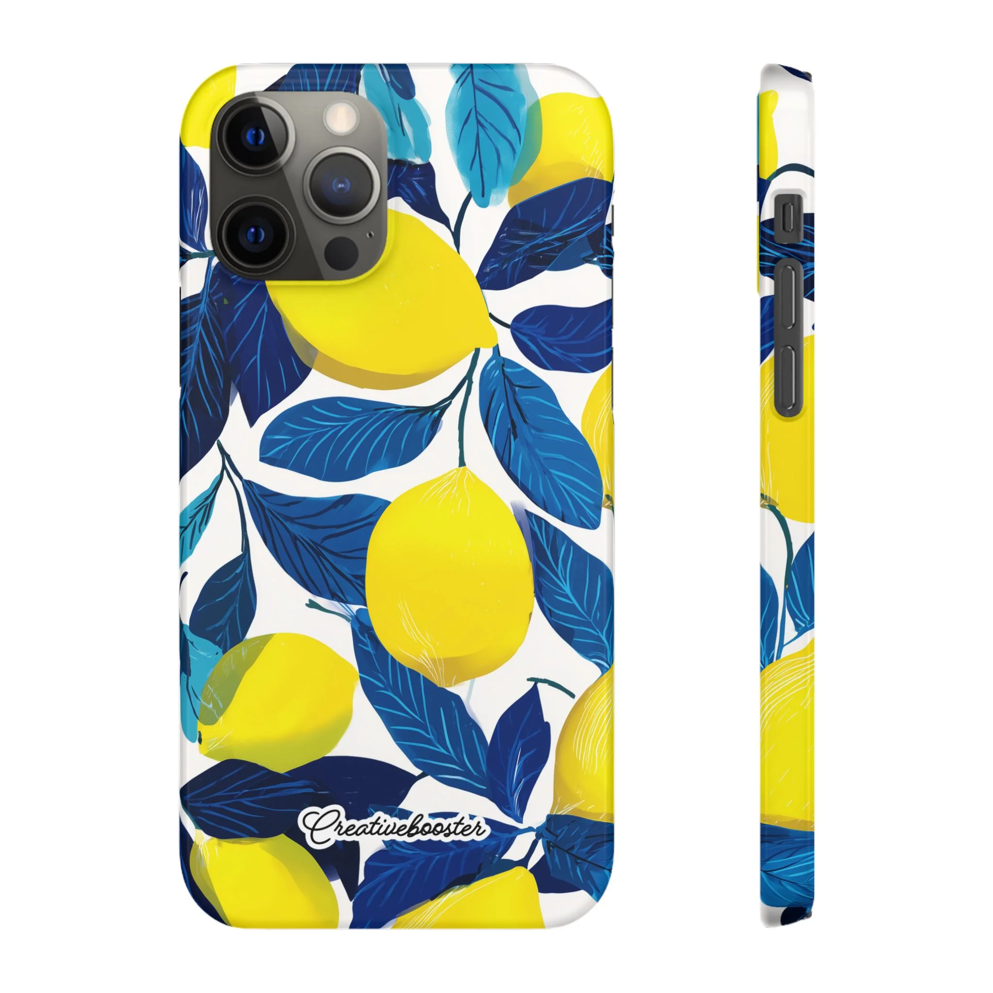 Midnight Citrus - Slim Phone Case - Image 21