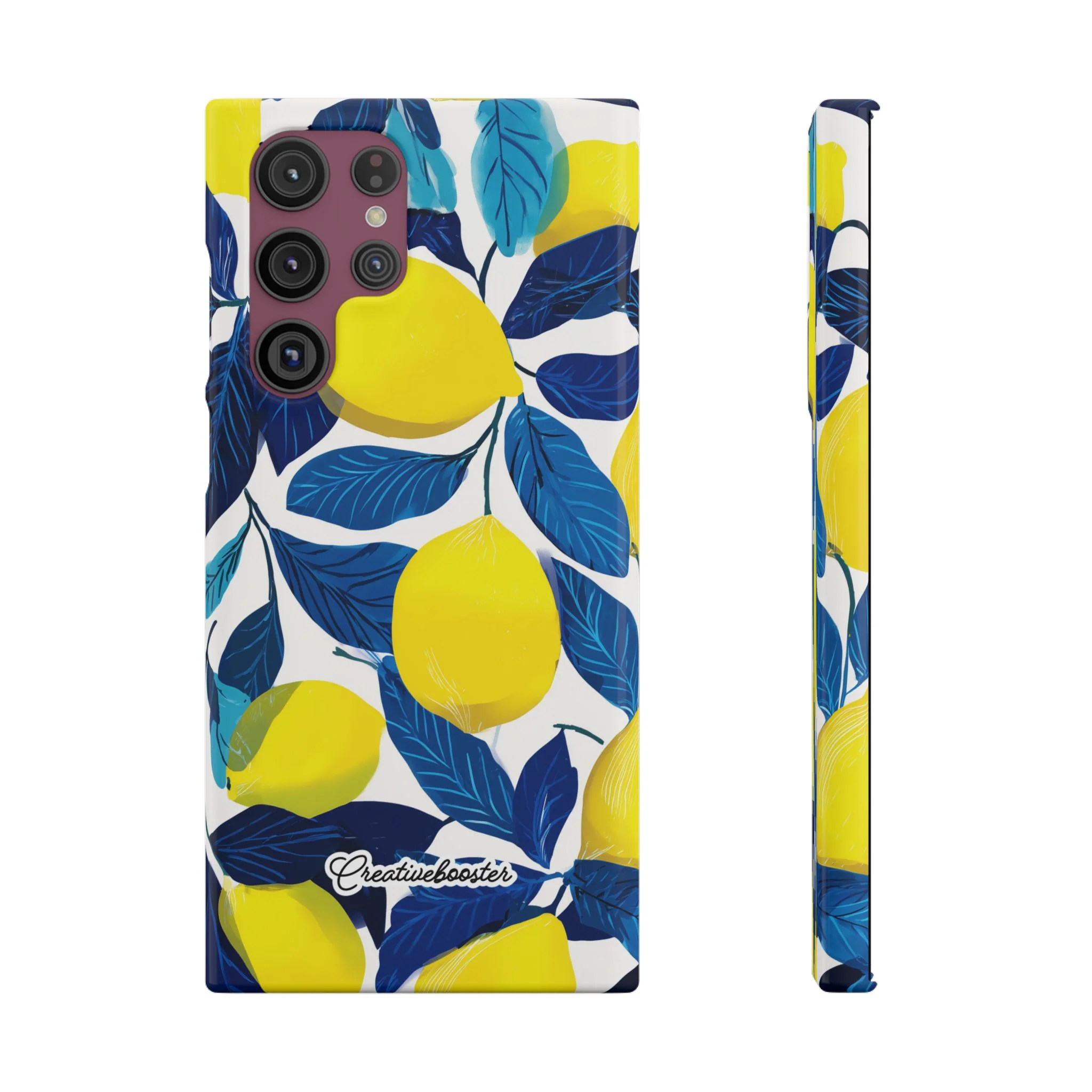 Midnight Citrus - Slim Phone Case - Image 35