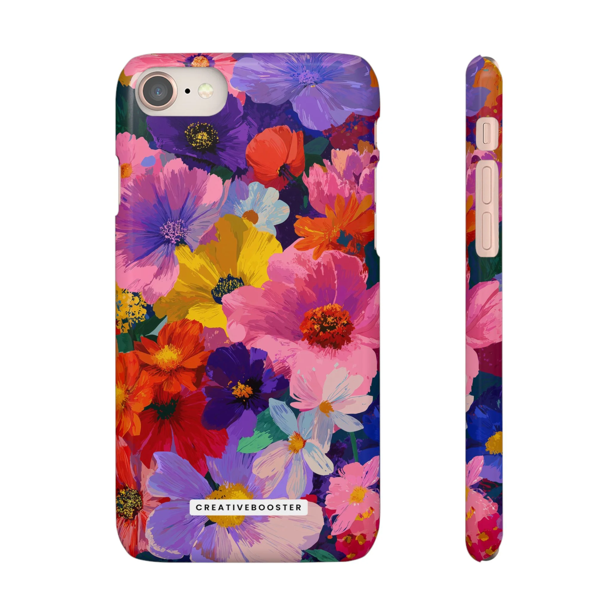 Painted Petals - Slim Phone Case - Image 2