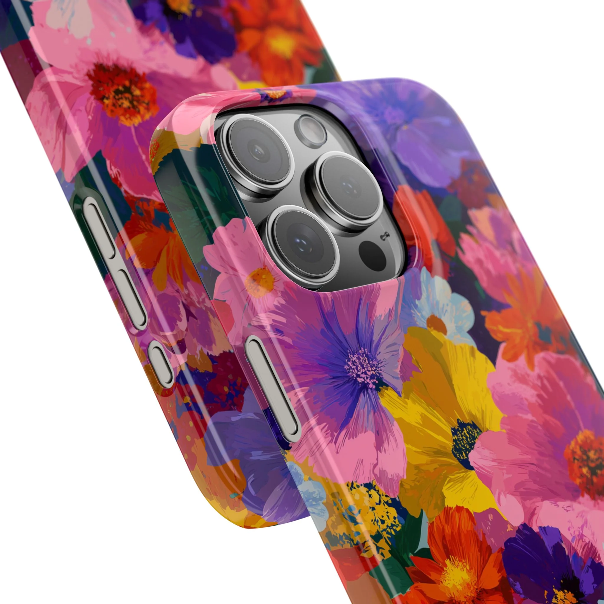 Painted Petals - Slim Phone Case - Image 97