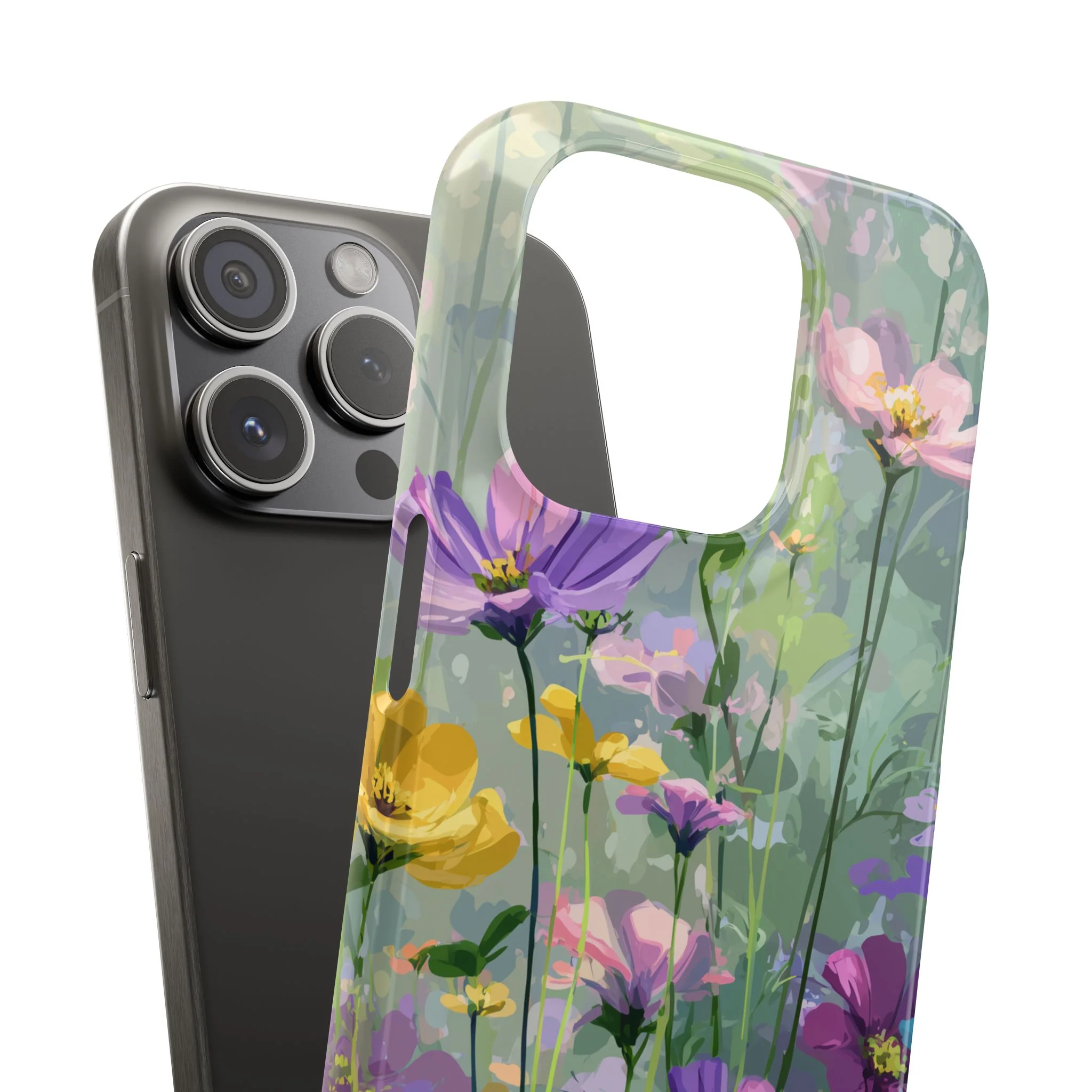 Pastel Bloom - Slim Phone Case - Image 102