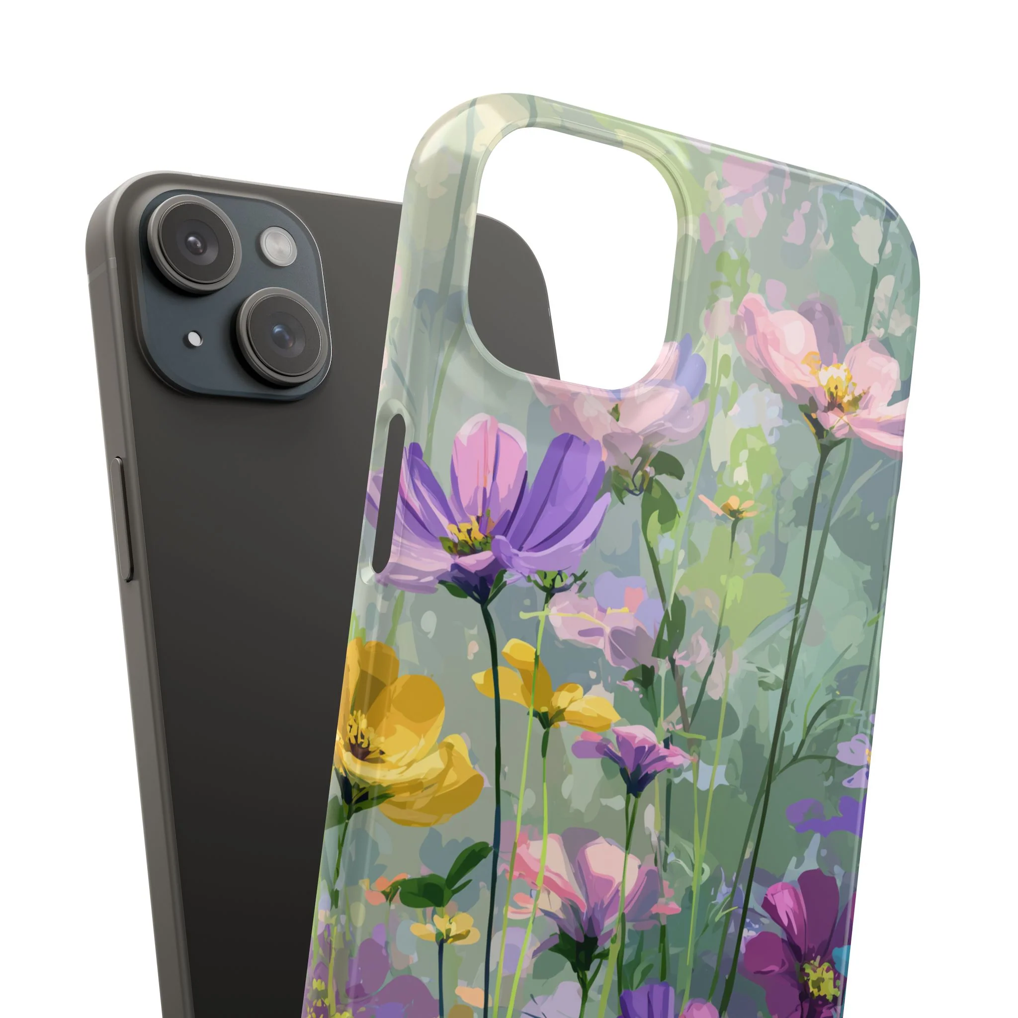 Pastel Bloom - Slim Phone Case - Image 104