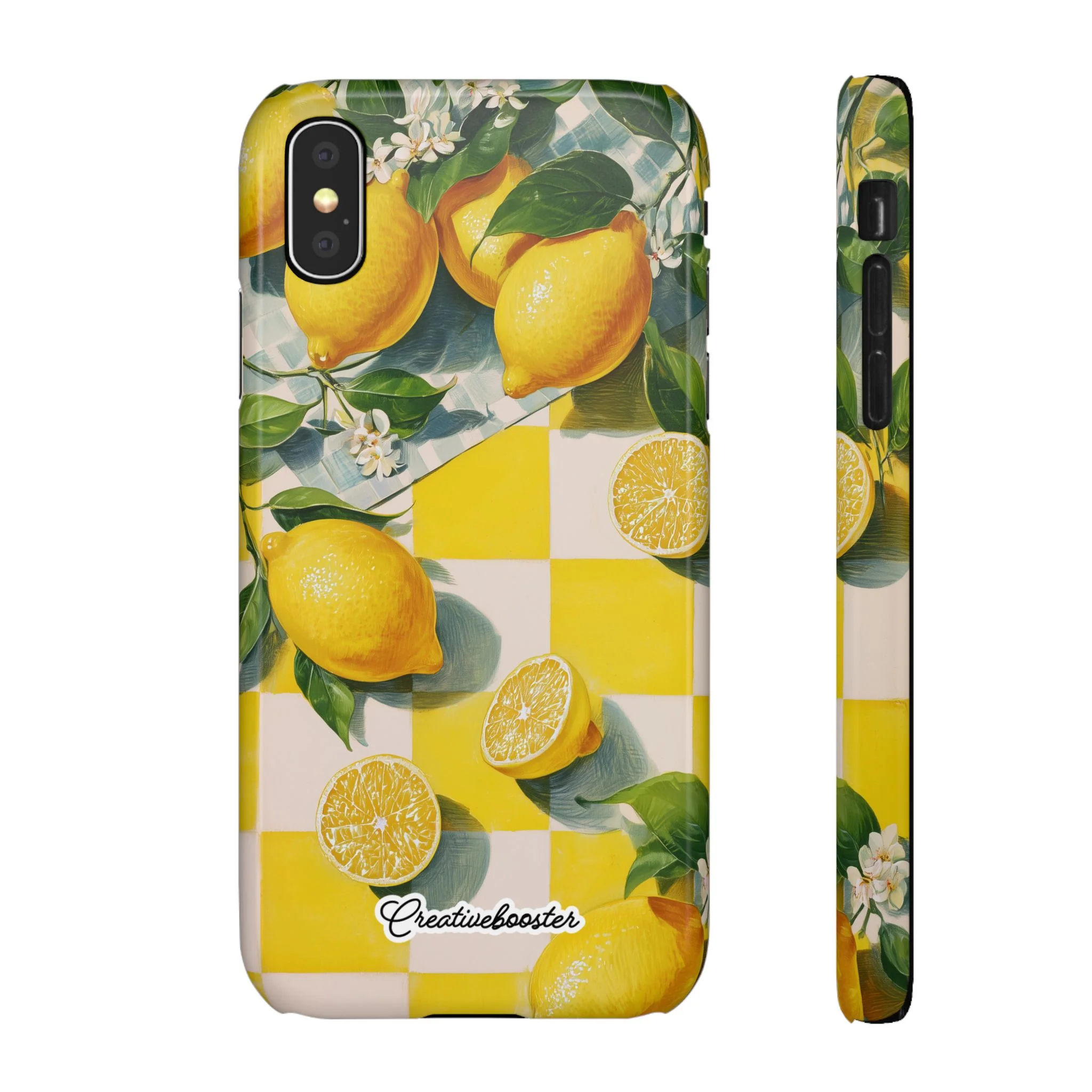 Picnic Lemon - Slim Phone Case - Image 4