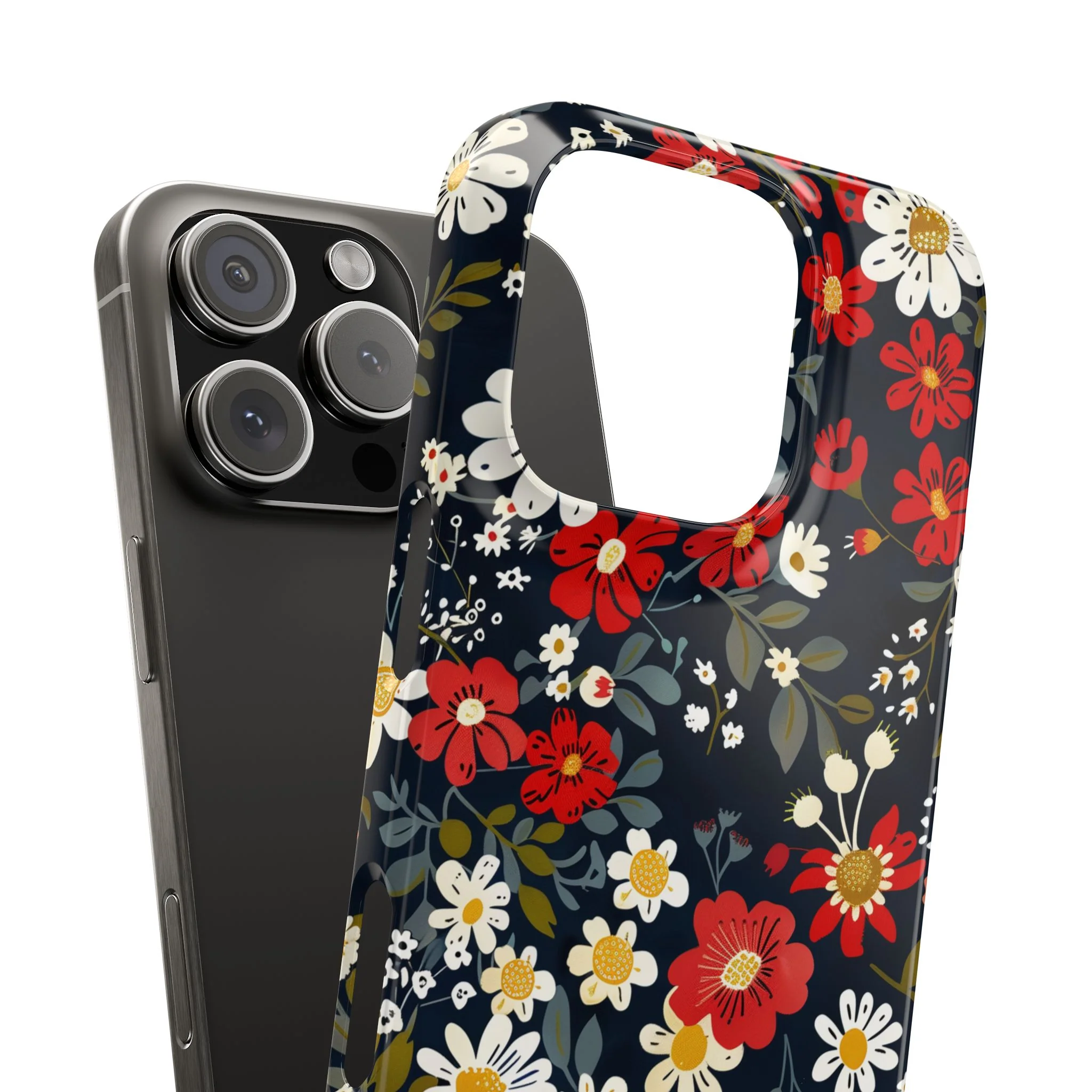 Retro Daisy - Slim Phone Case - Image 54