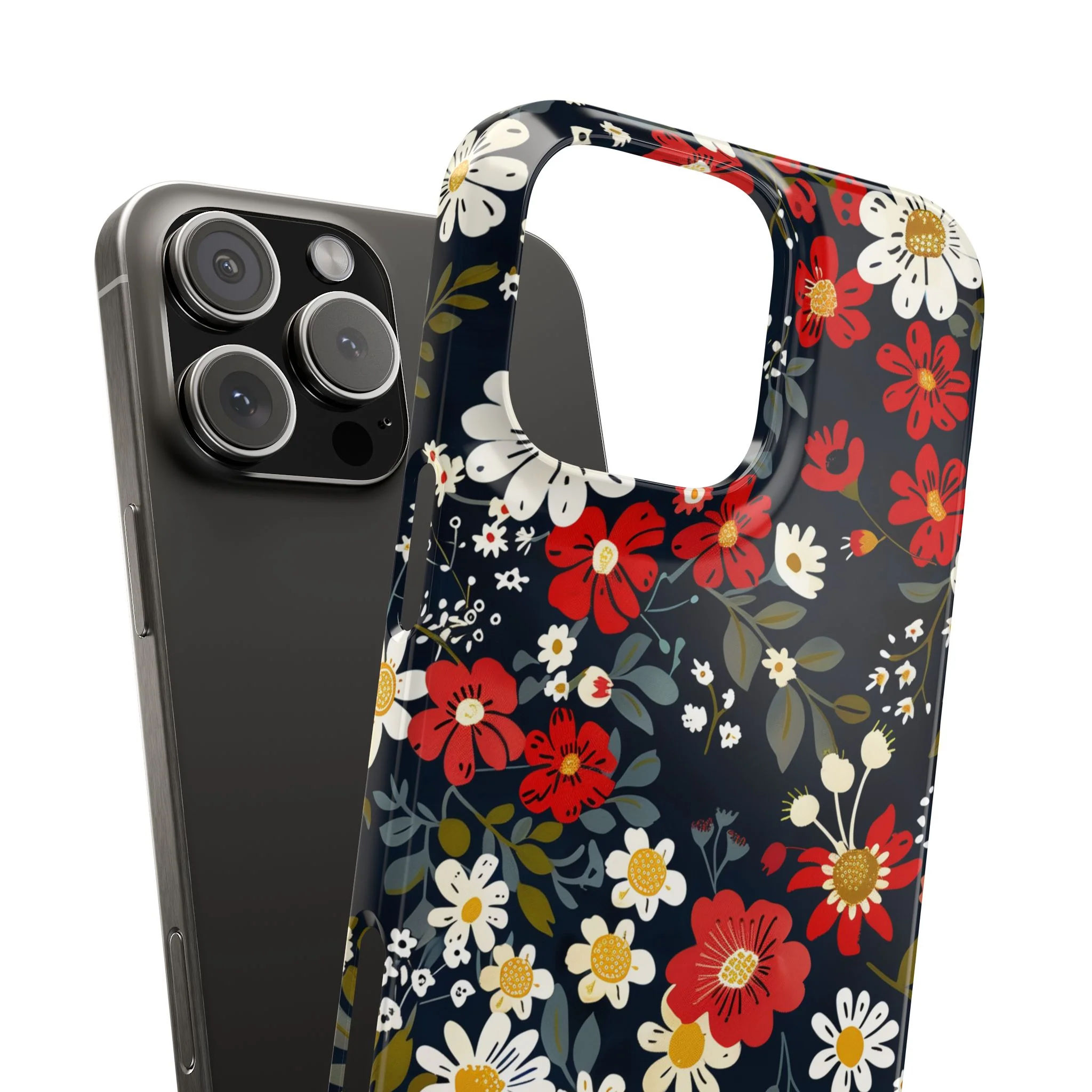 Retro Daisy - Slim Phone Case - Image 98