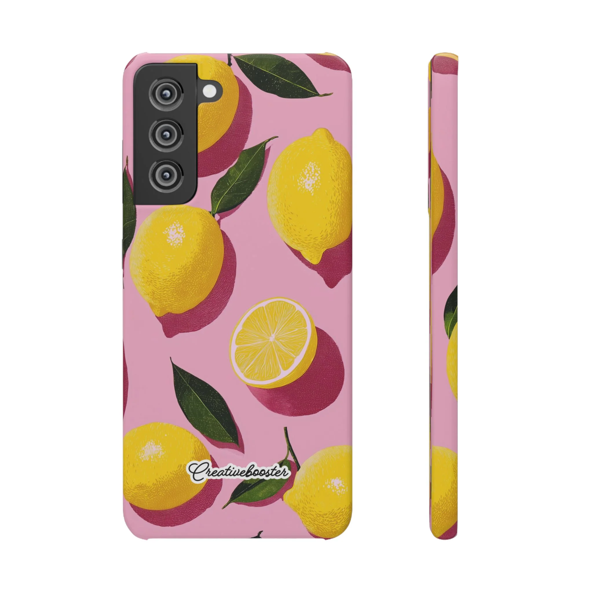 Retro Lemon - Slim Phone Case - Image 29