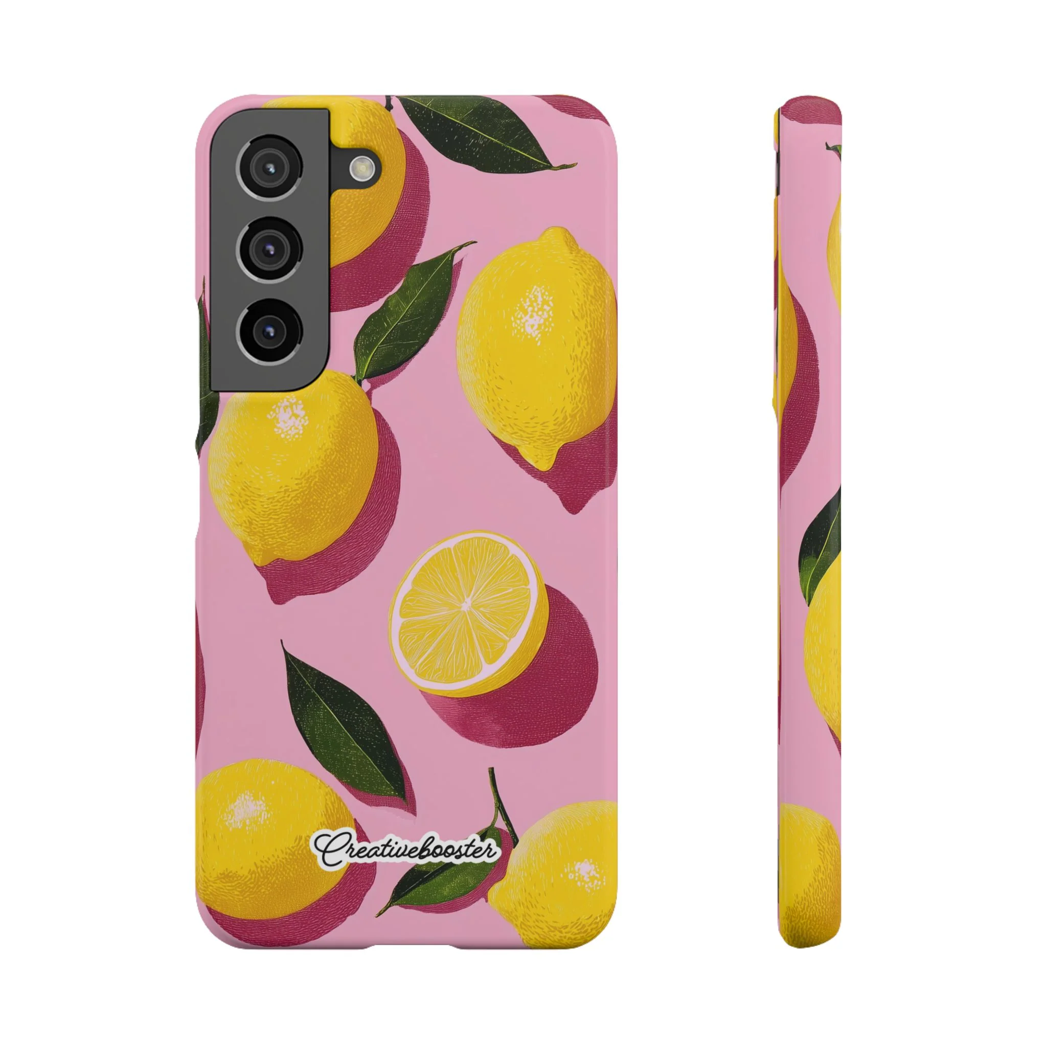 Retro Lemon - Slim Phone Case - Image 33