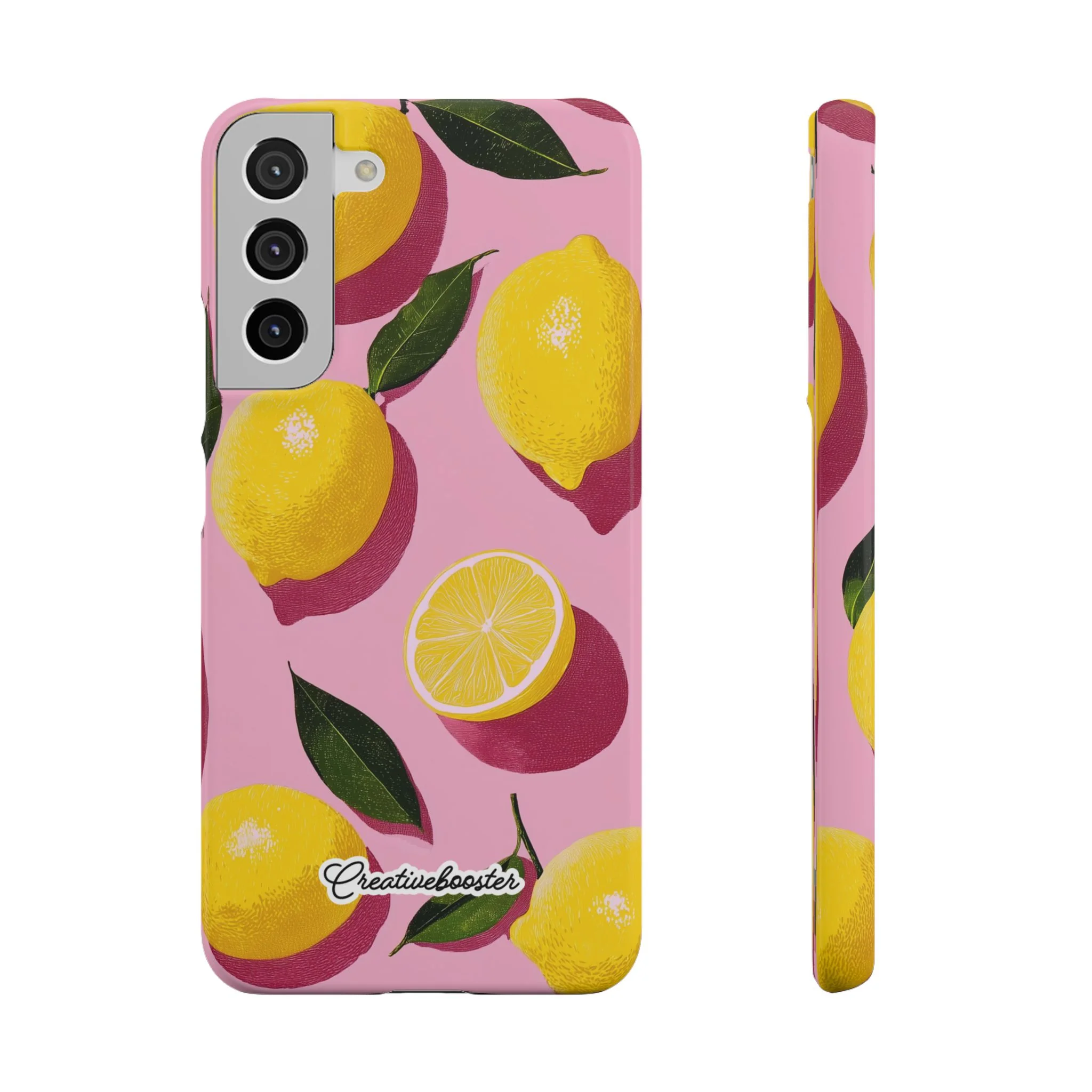 Retro Lemon - Slim Phone Case - Image 34