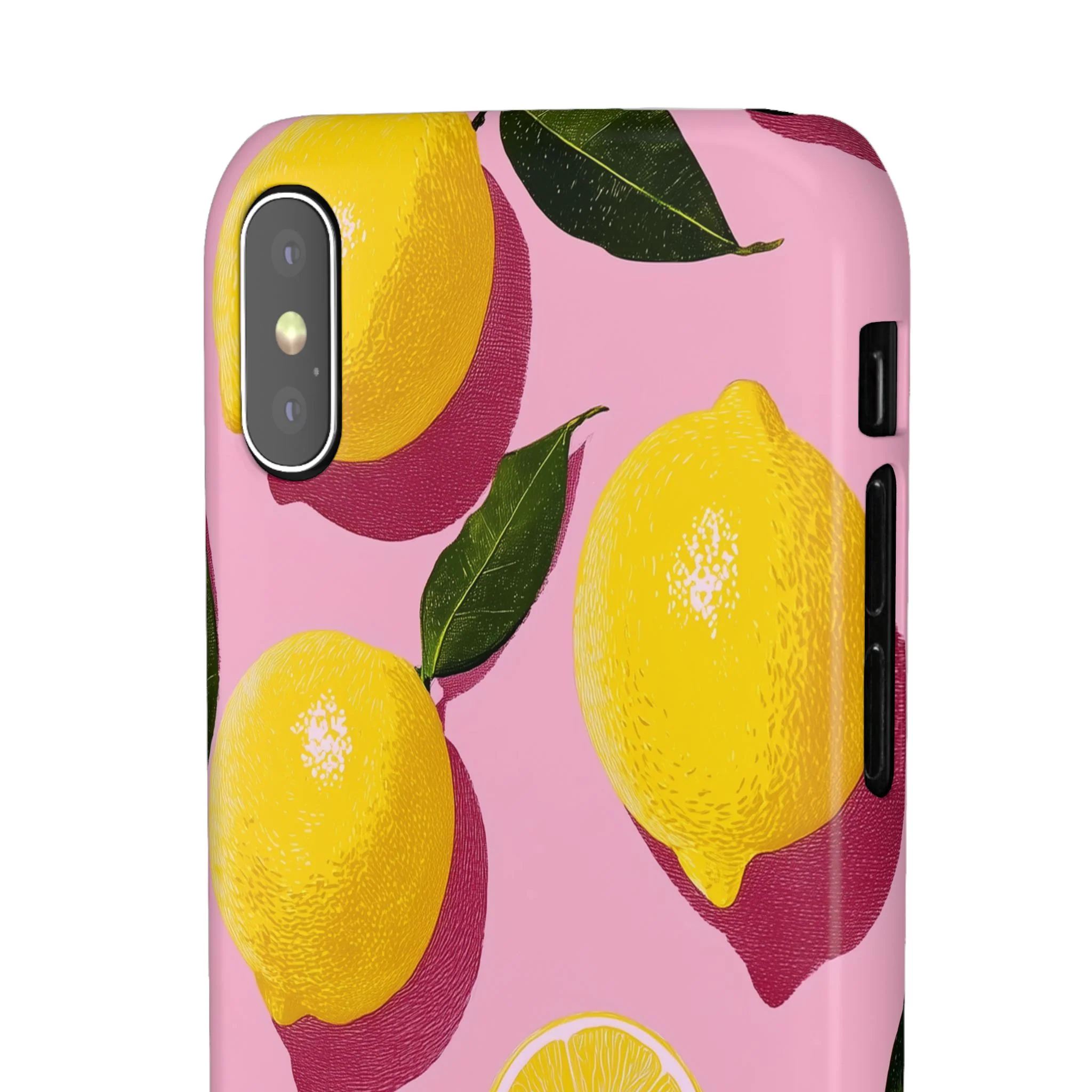Retro Lemon - Slim Phone Case - Image 57