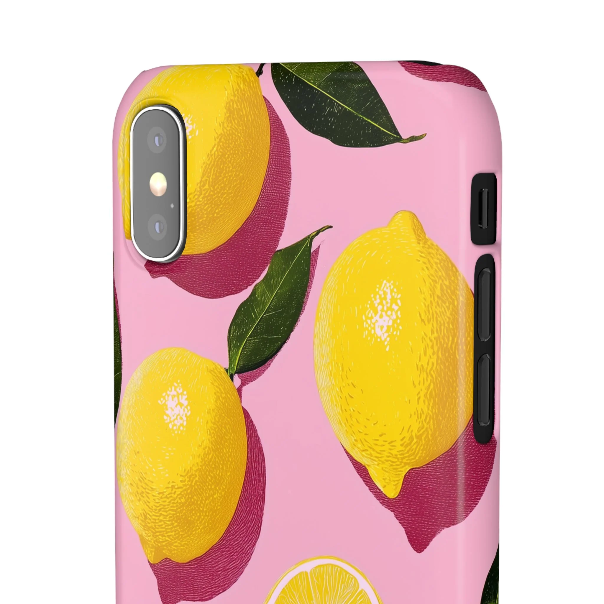 Retro Lemon - Slim Phone Case - Image 61