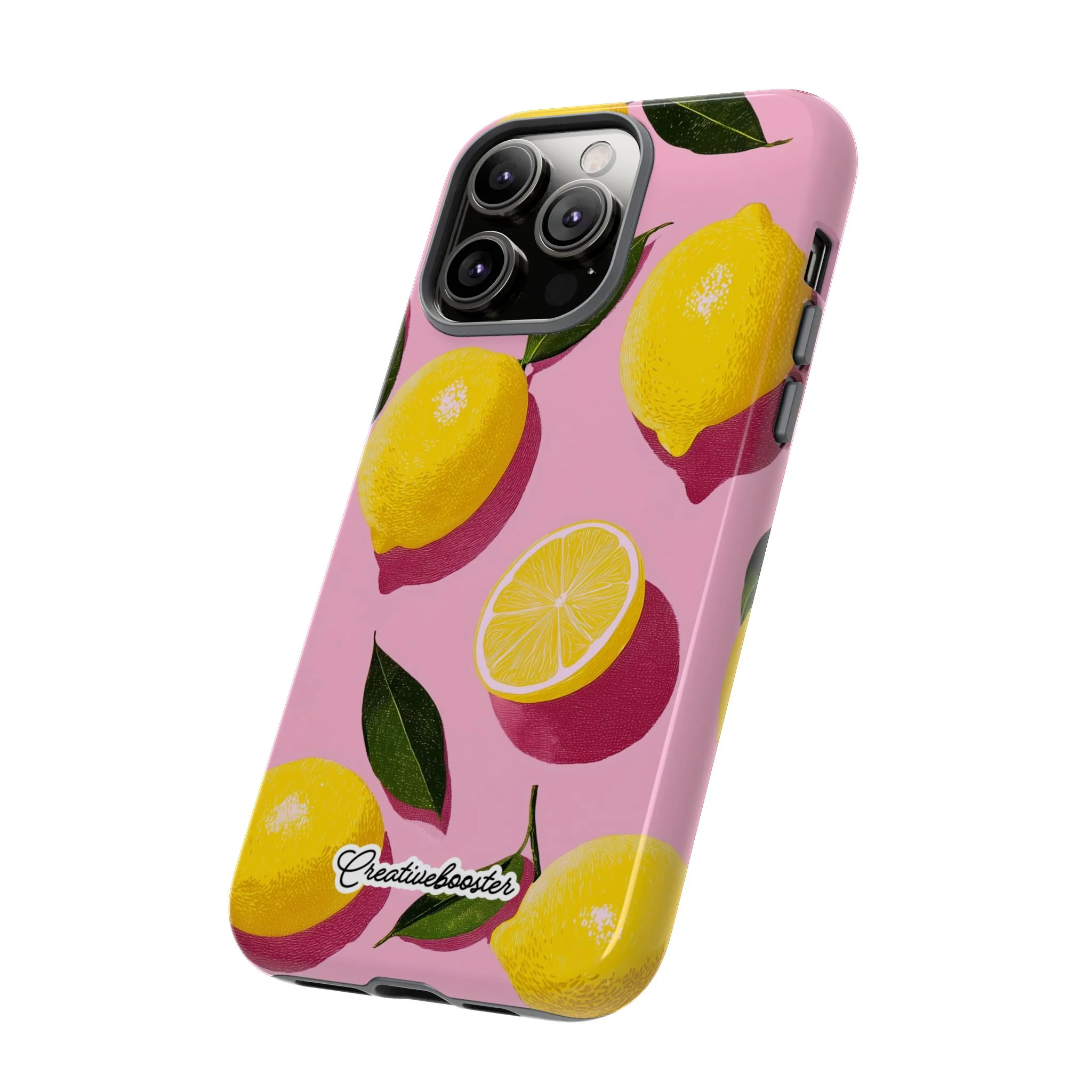 Retro Lemon - Tough Phone Case - Image 100