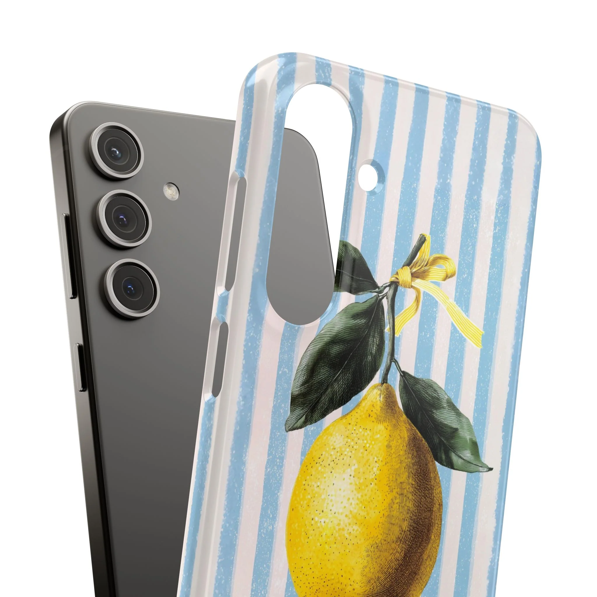 Ribbon Lemon - Slim Phone Case - Image 108