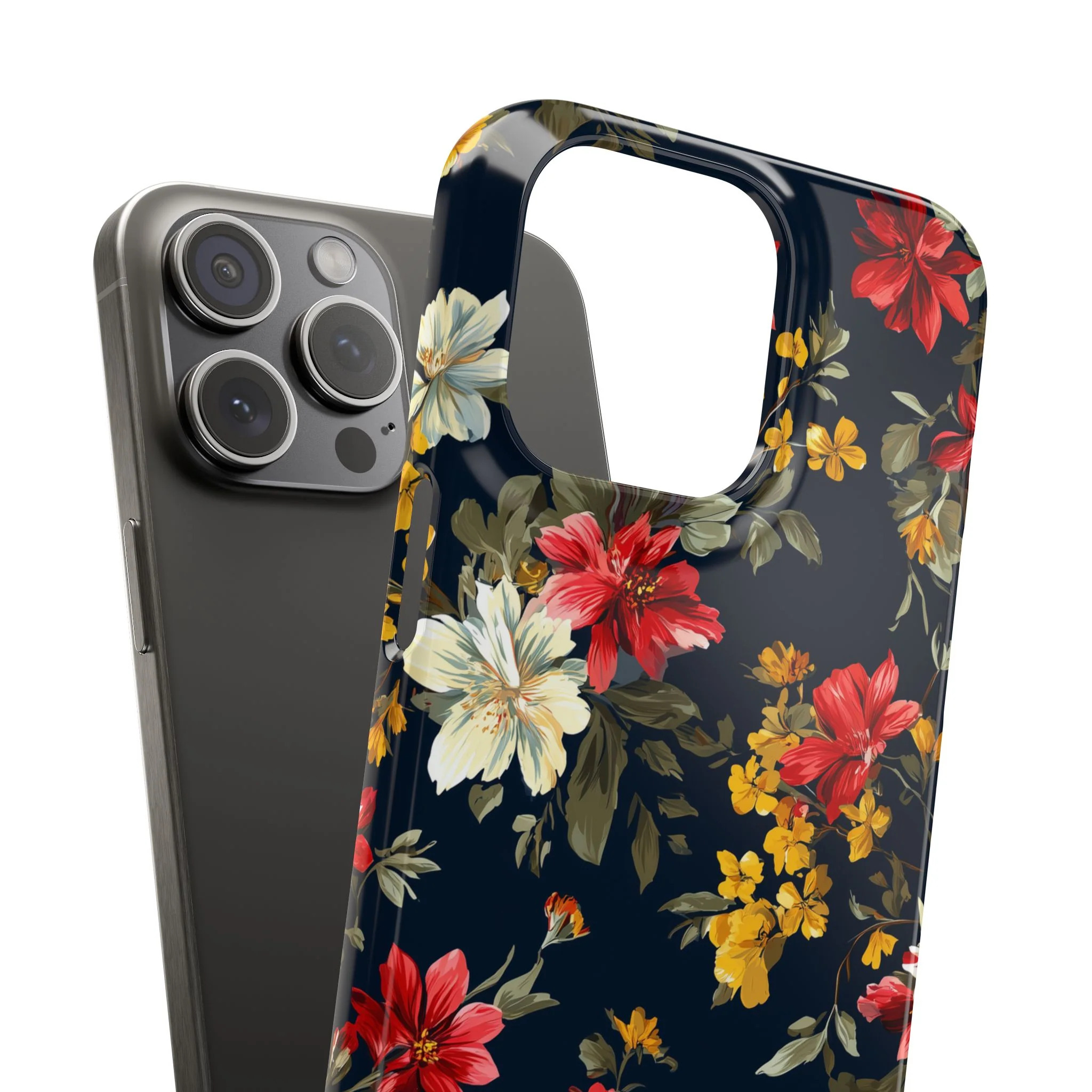 Scarlet Bloom - Slim Phone Case - Image 106