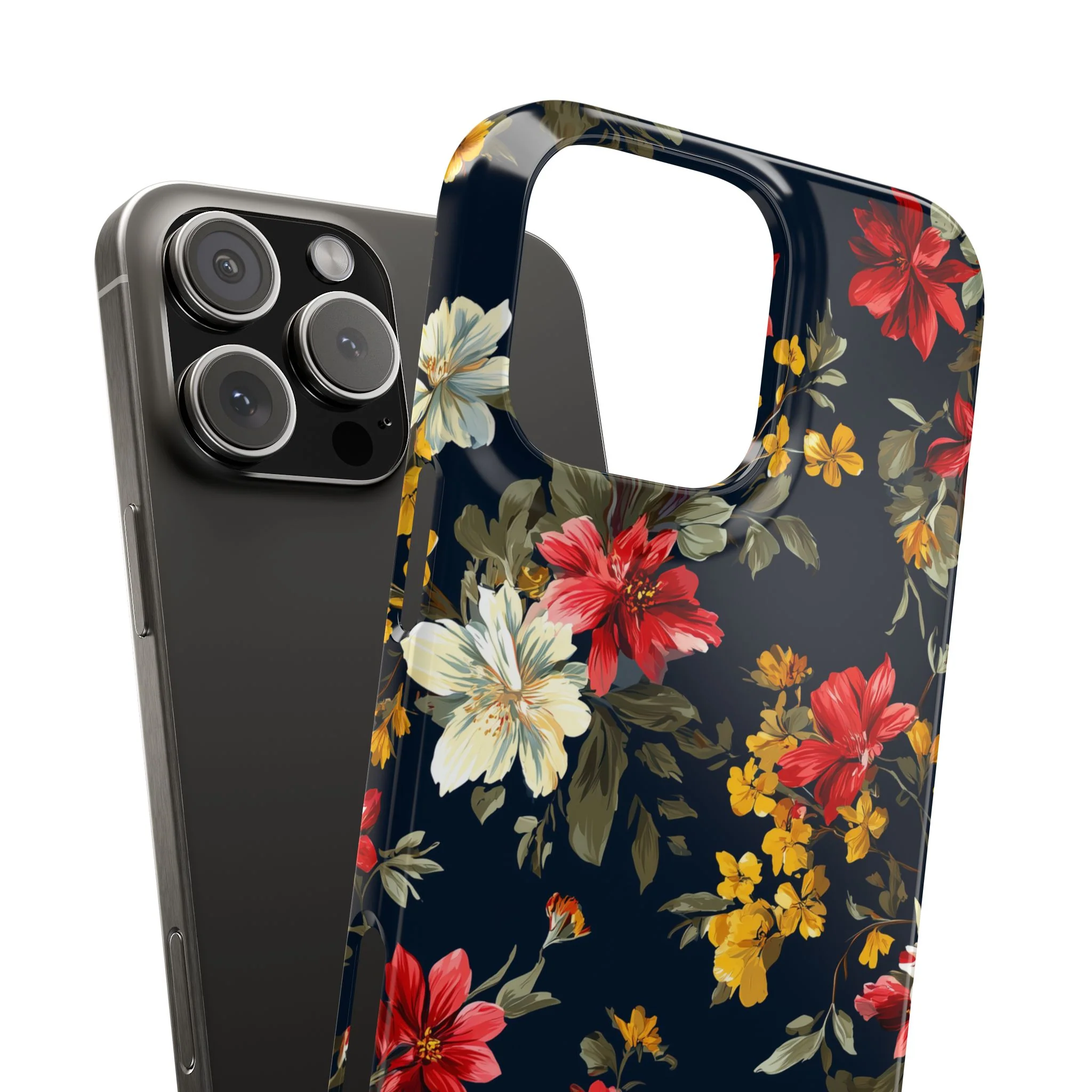 Scarlet Bloom - Slim Phone Case - Image 98
