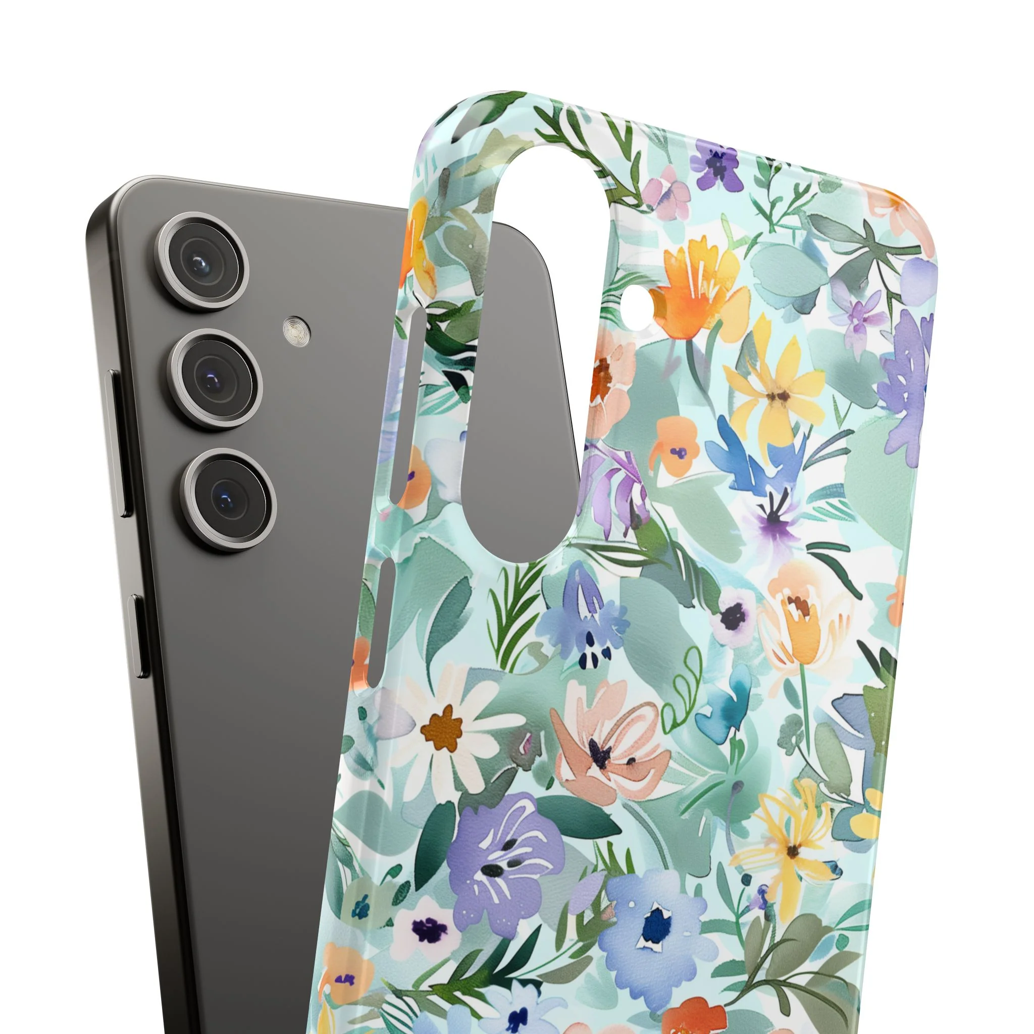 Watercolor Meadow - Slim Phone Case - Image 108