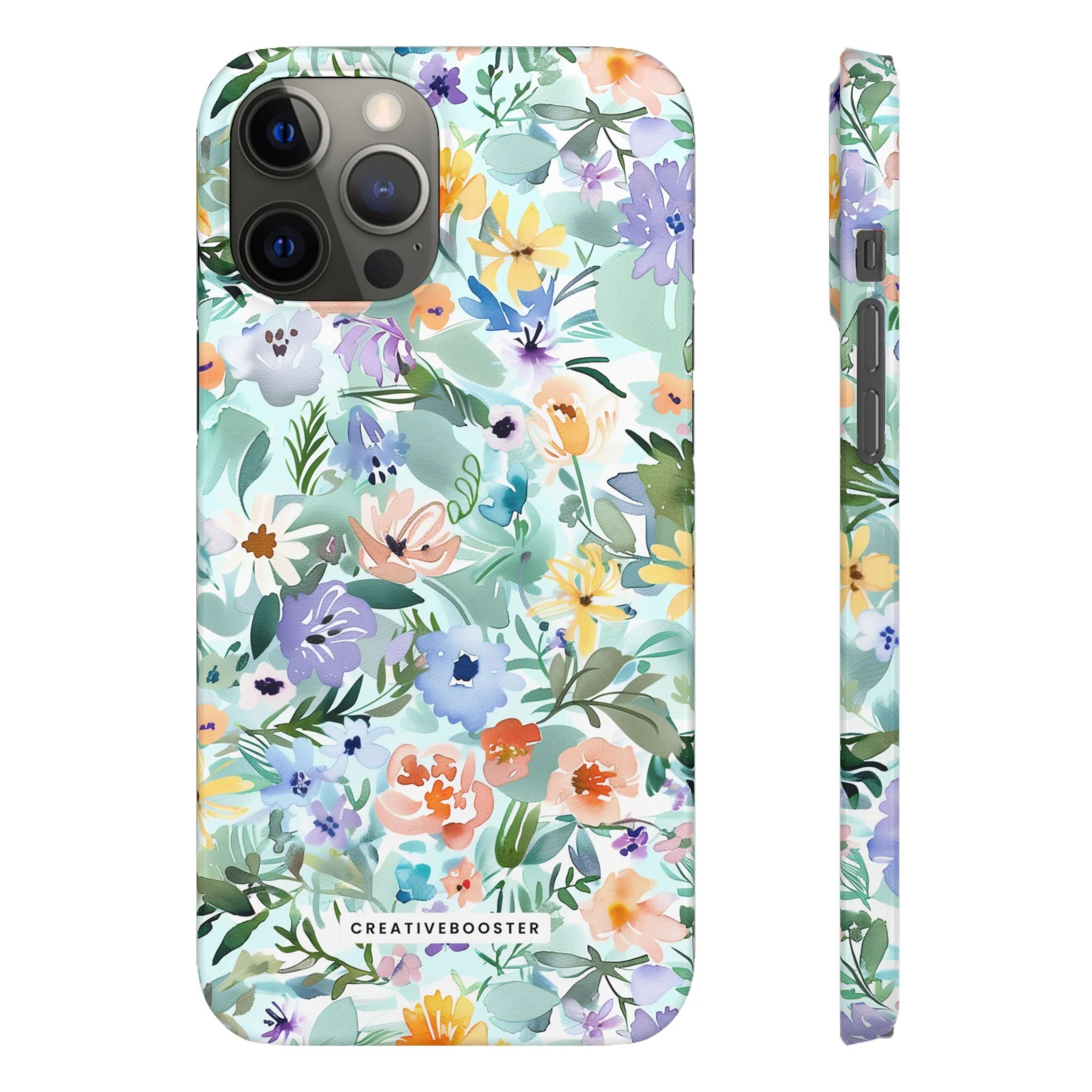 Watercolor Meadow - Slim Phone Case - Image 22