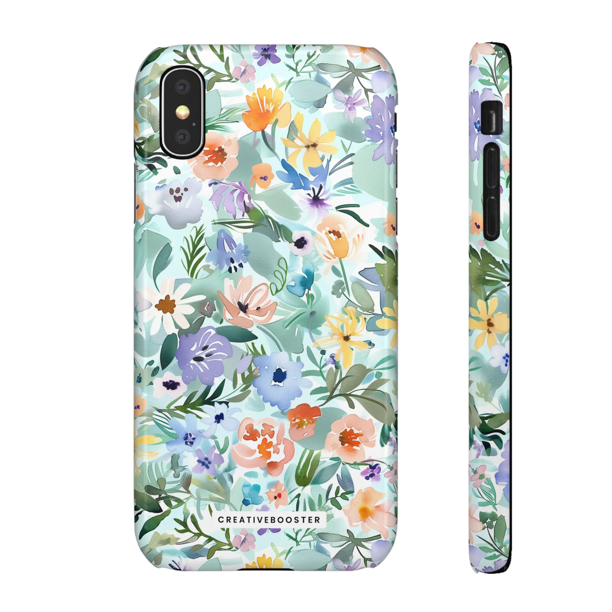 Watercolor Meadow - Slim Phone Case - Image 4