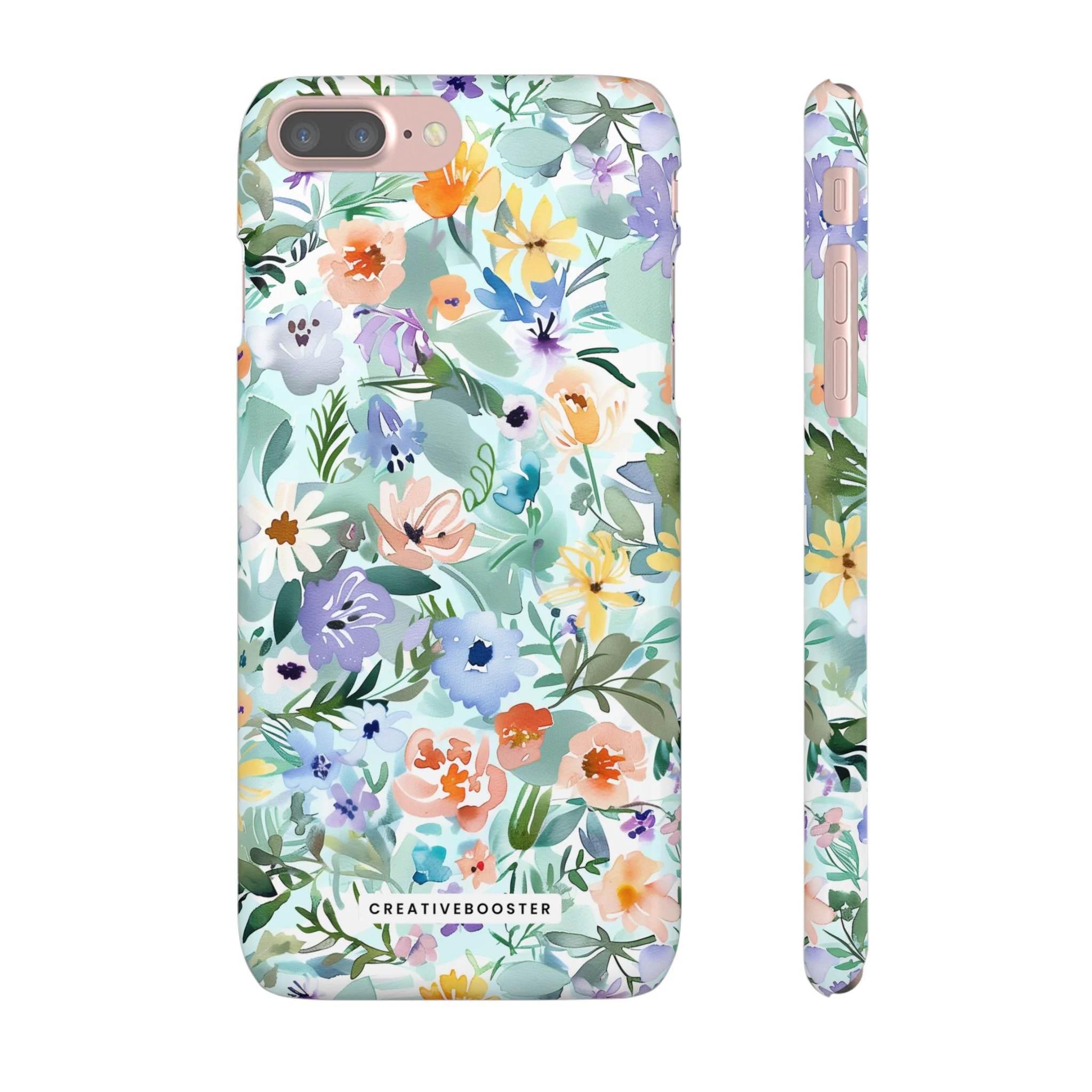 Watercolor Meadow - Slim Phone Case - Image 6