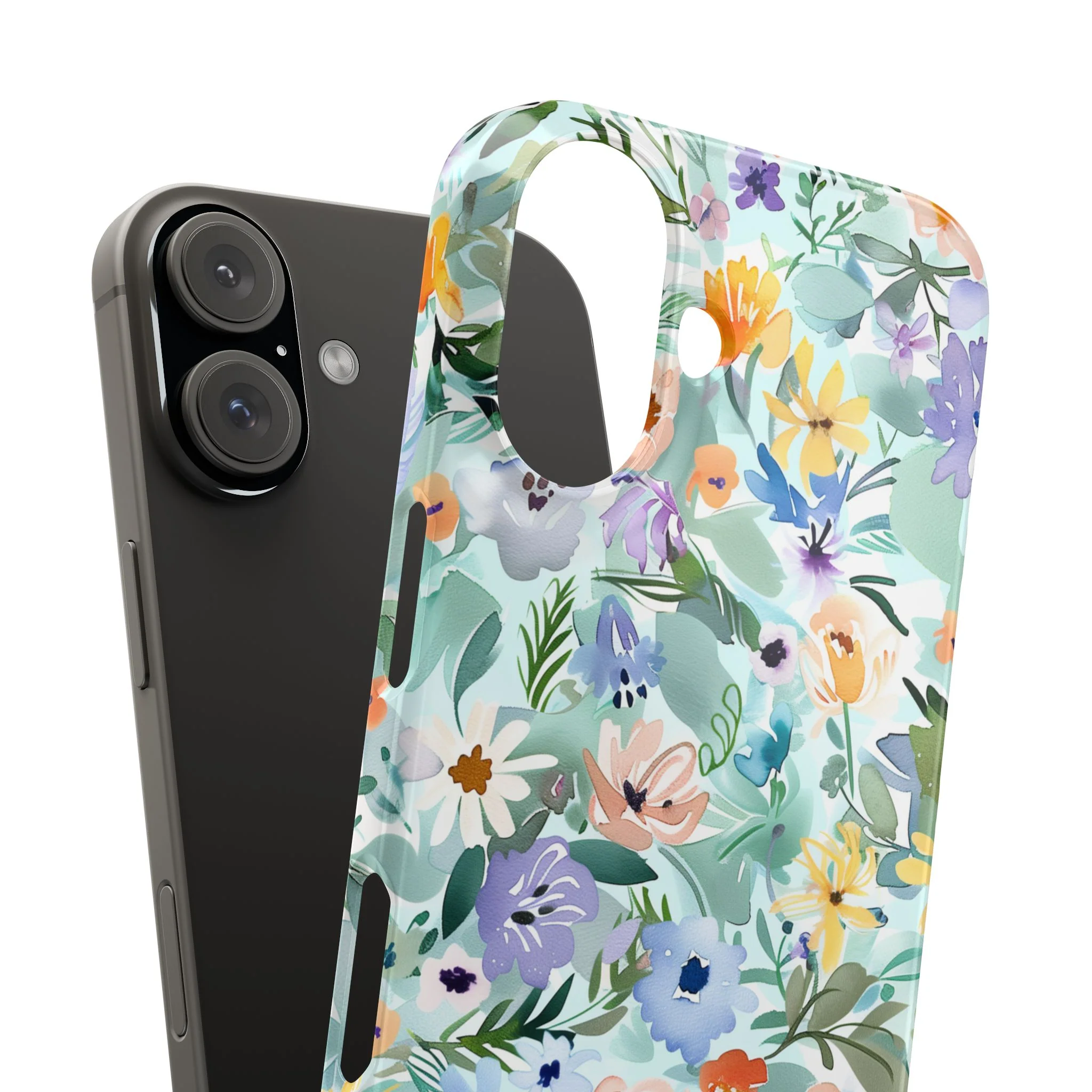 Watercolor Meadow - Slim Phone Case - Image 94
