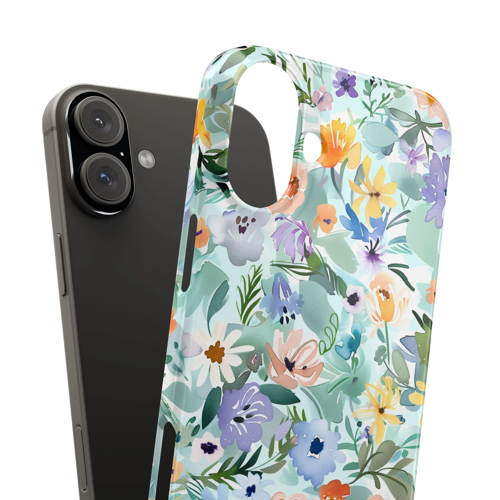 Watercolor Meadow - Slim Phone Case - Image 96