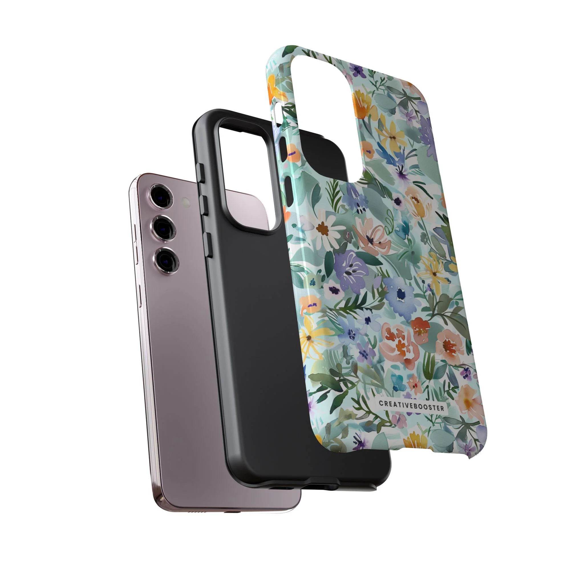 Watercolor Meadow - Tough Phone Case - Image 107