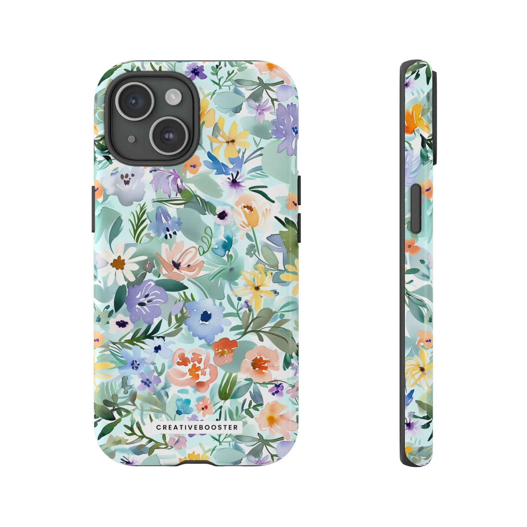 Watercolor Meadow - Tough Phone Case - Image 44