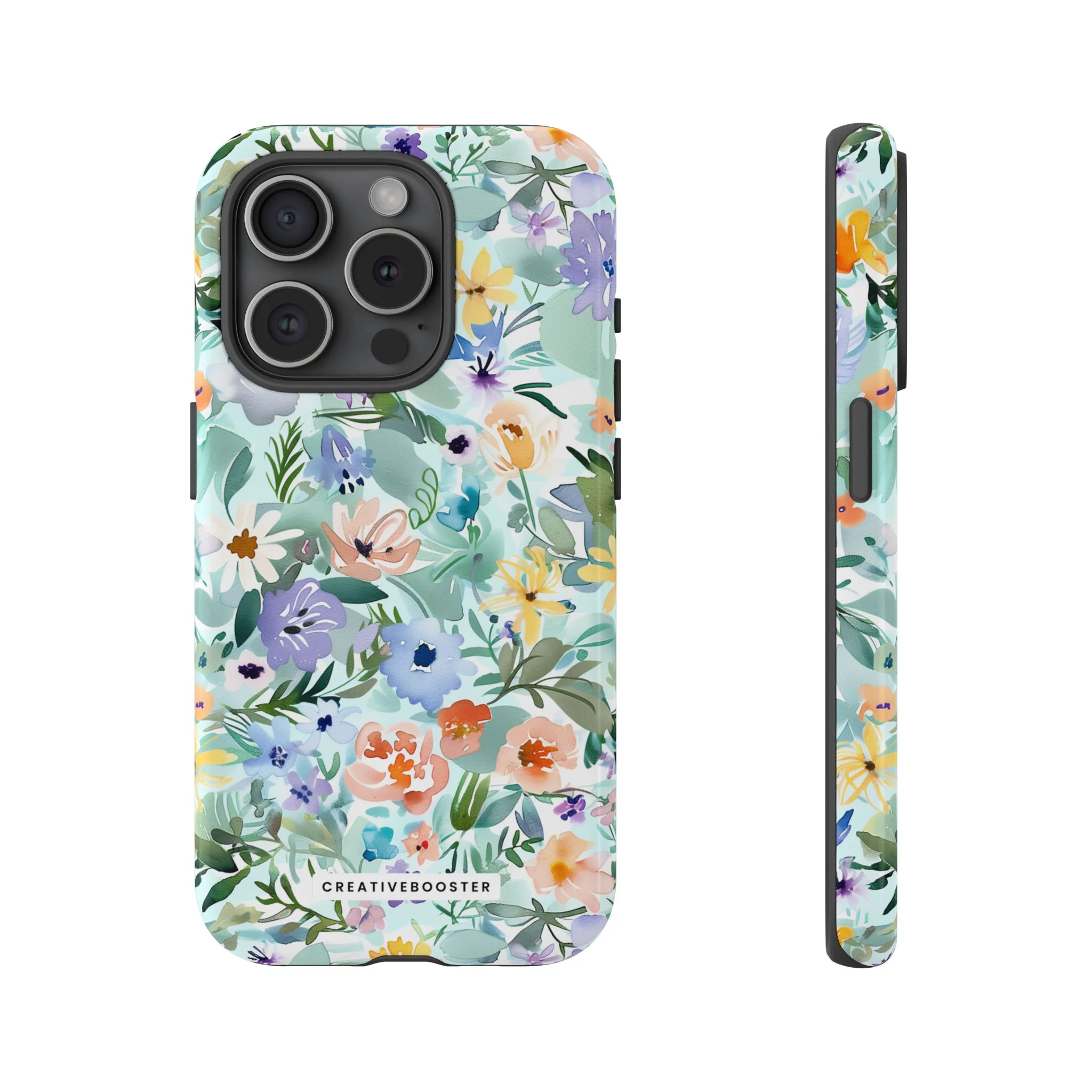 Watercolor Meadow - Tough Phone Case - Image 46
