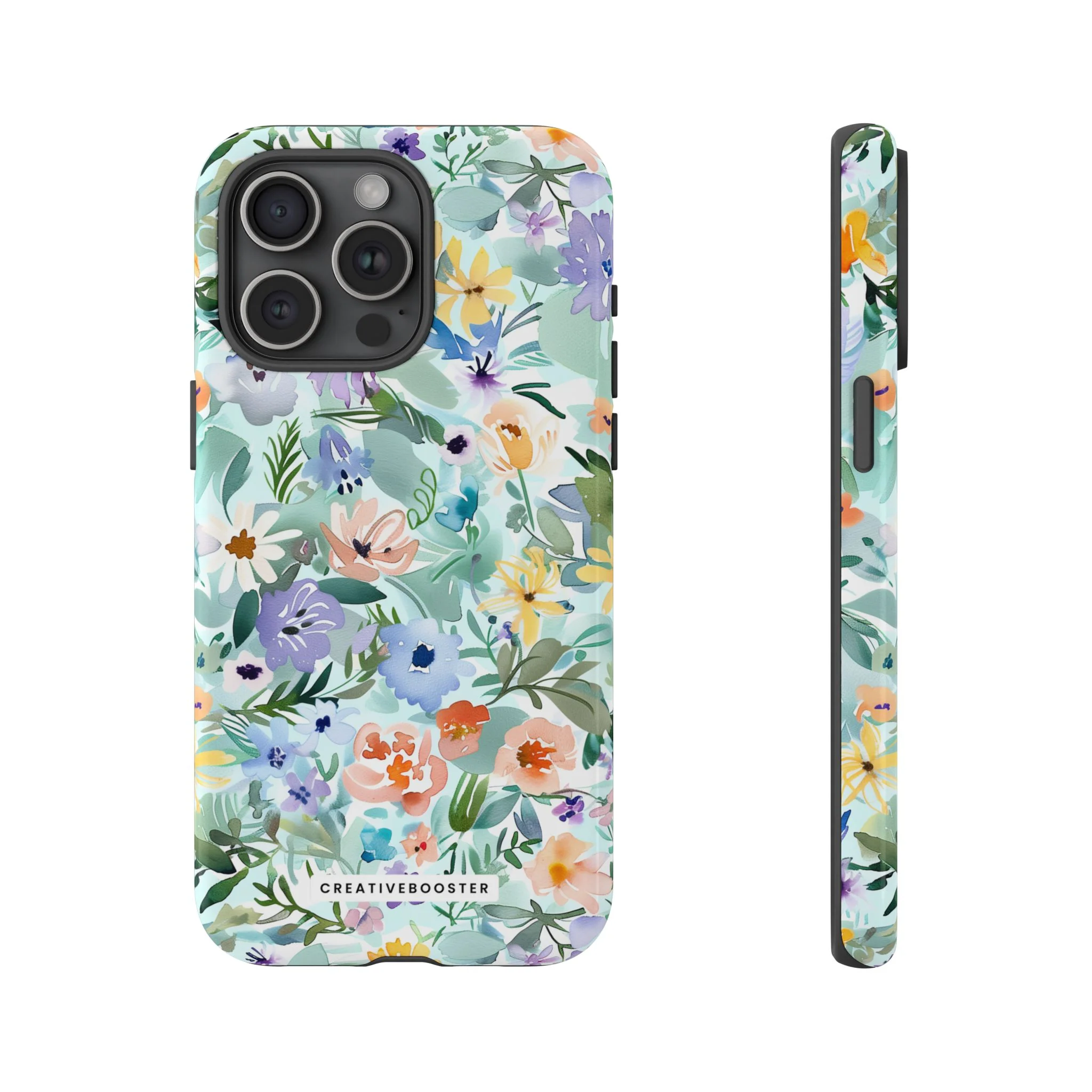 Watercolor Meadow - Tough Phone Case - Image 47