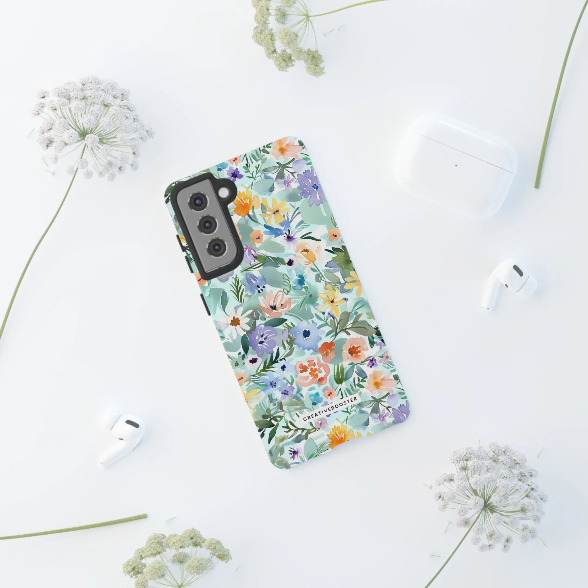 Watercolor Meadow - Tough Phone Case - Image 81