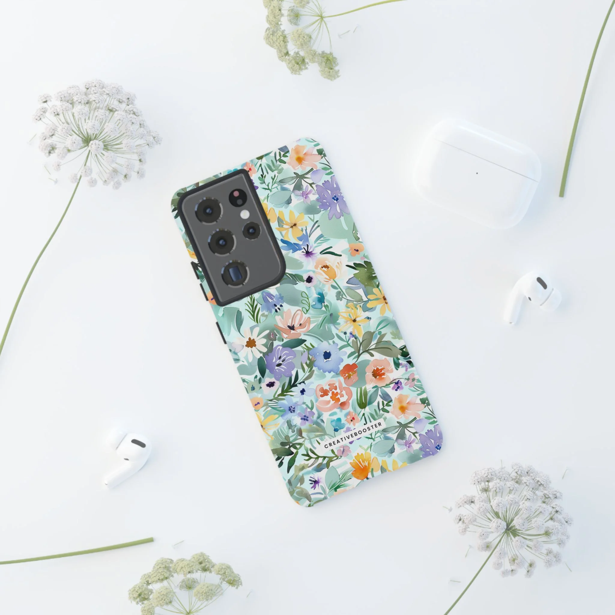 Watercolor Meadow - Tough Phone Case - Image 83