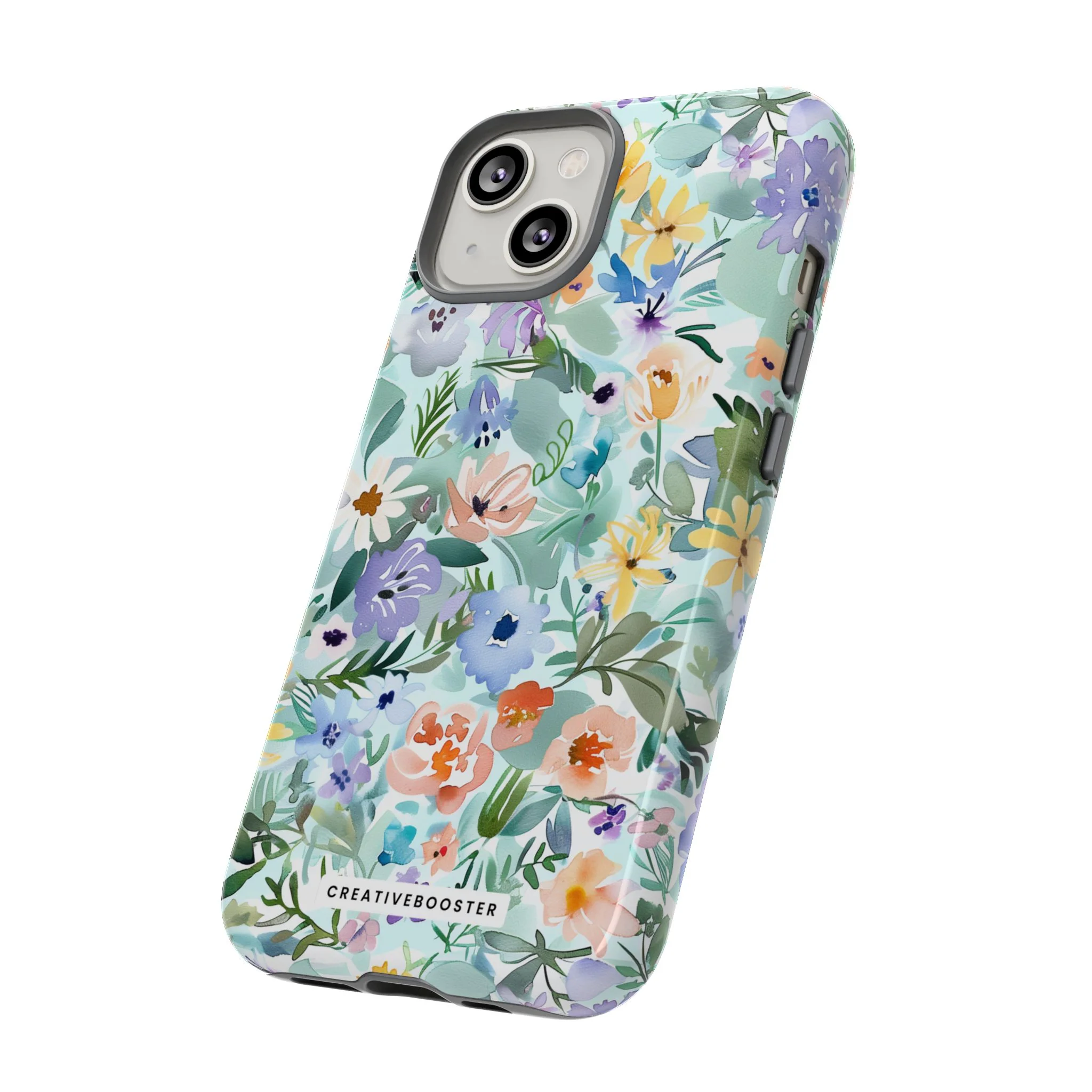 Watercolor Meadow - Tough Phone Case - Image 91